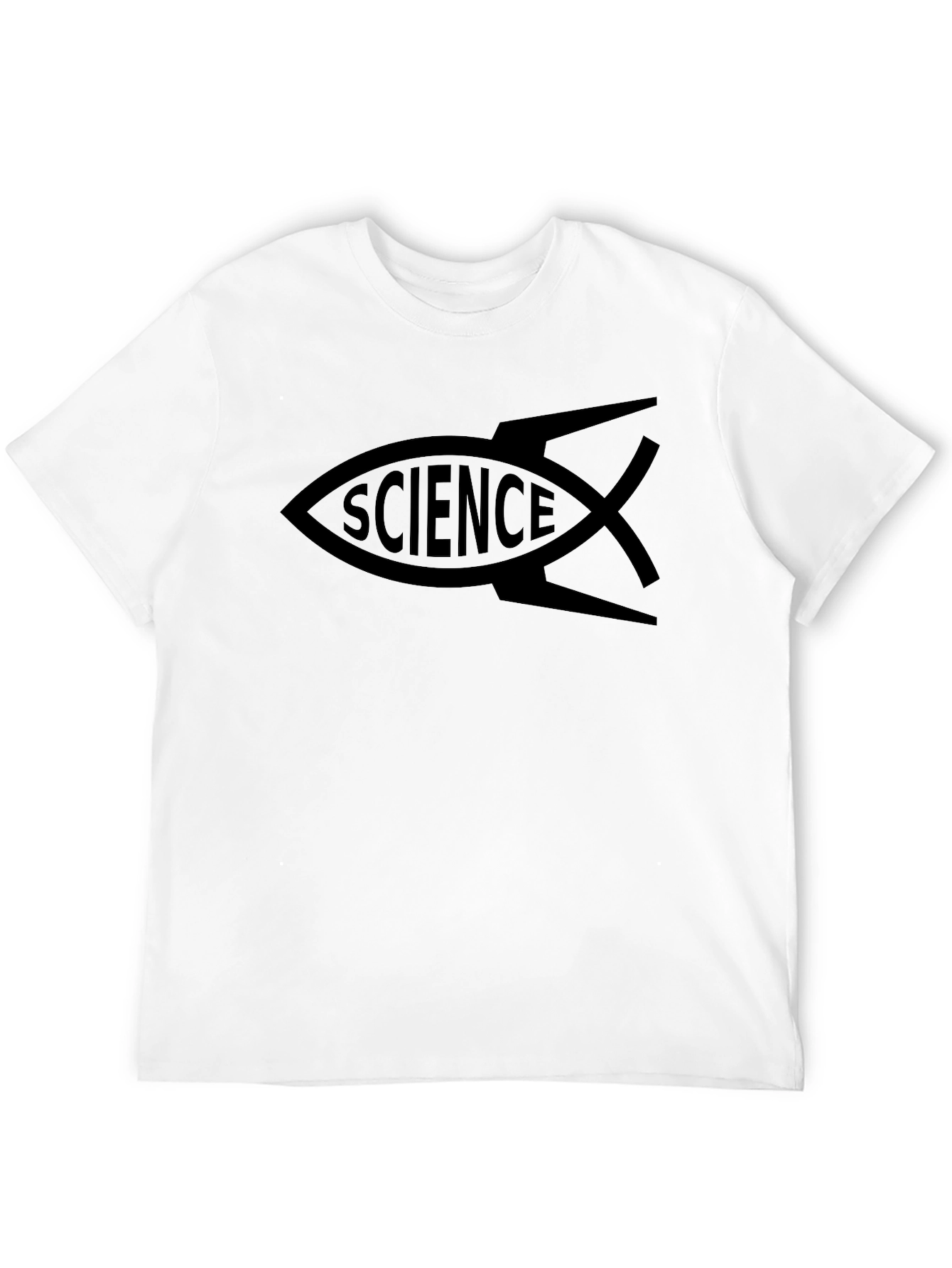 Science Fish T-Shirt - Black