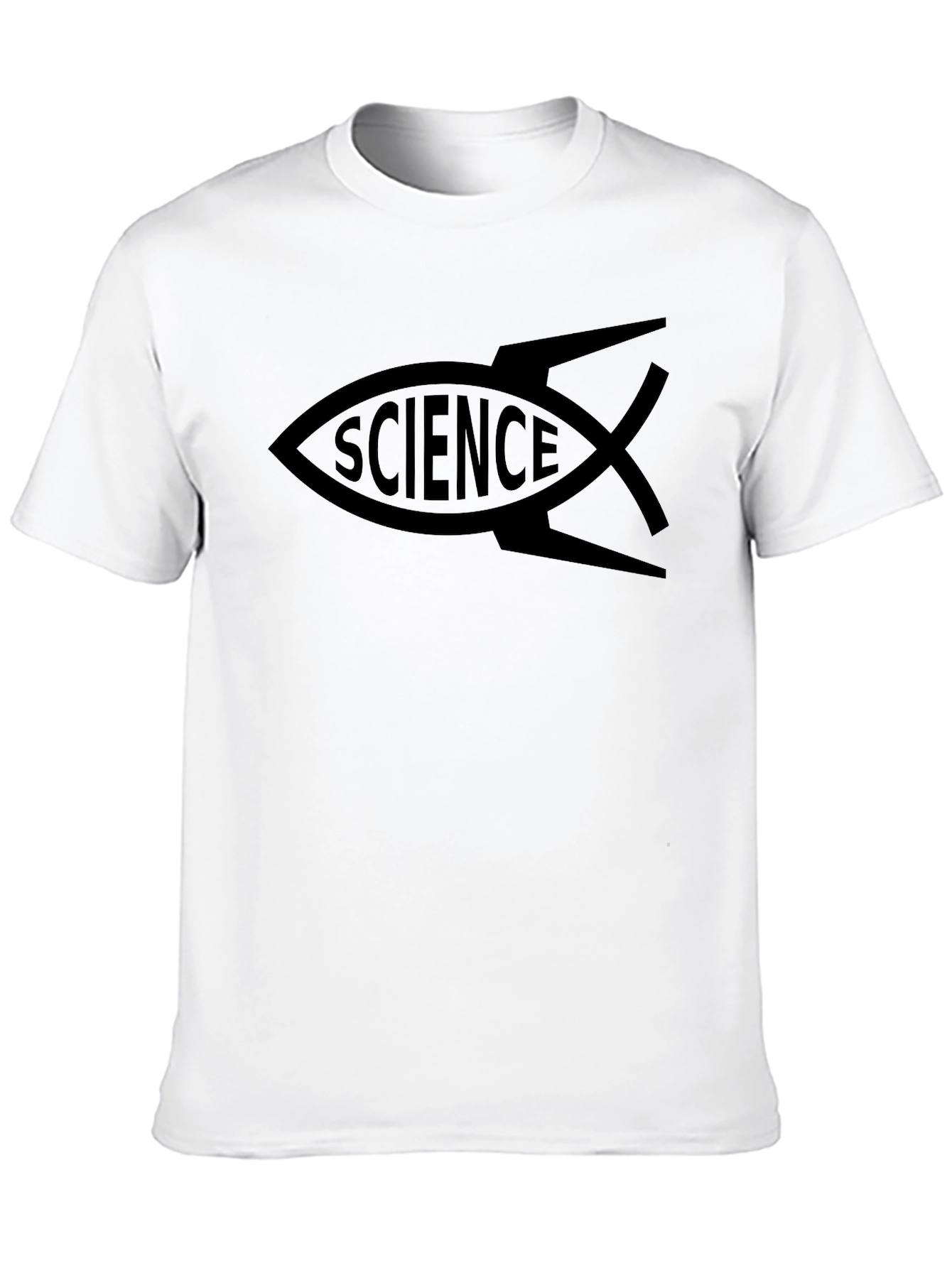 Science Fish T-Shirt - Black