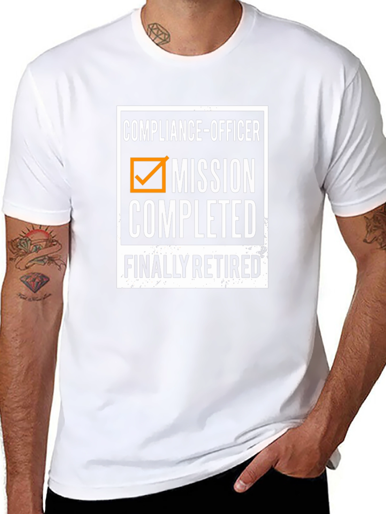 Compliance Officer Retirement T-Shirt - Mission Completed
