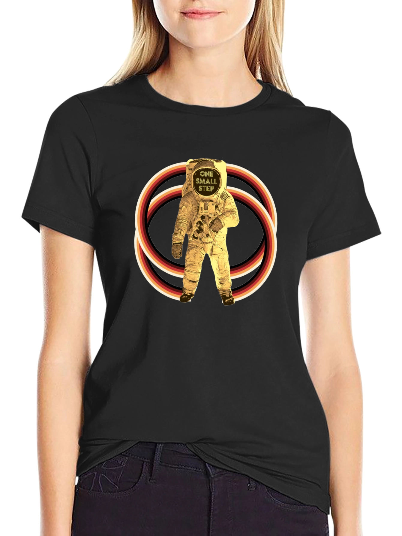 Retro Astronaut Graphic T-Shirt