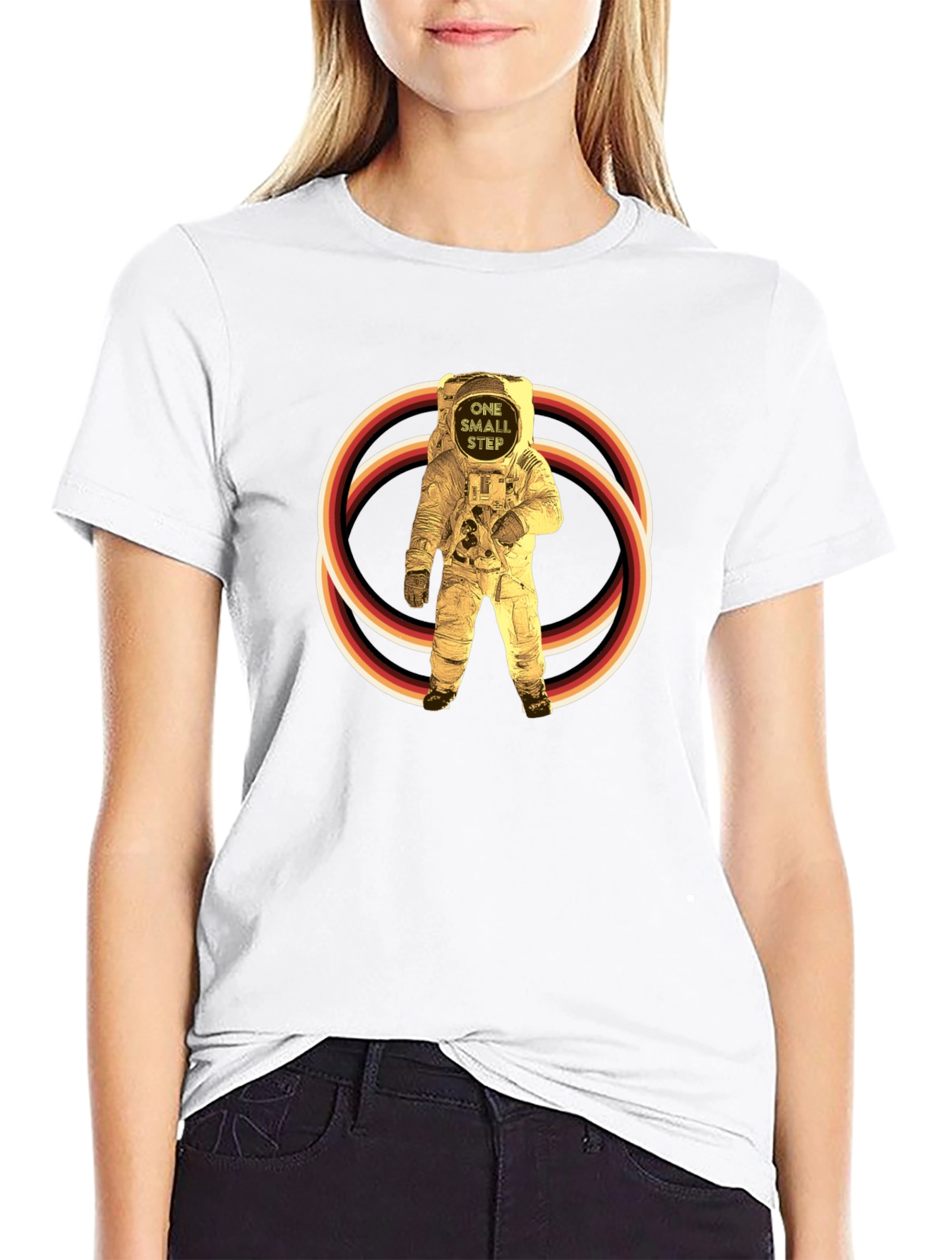 Retro Astronaut Graphic T-Shirt