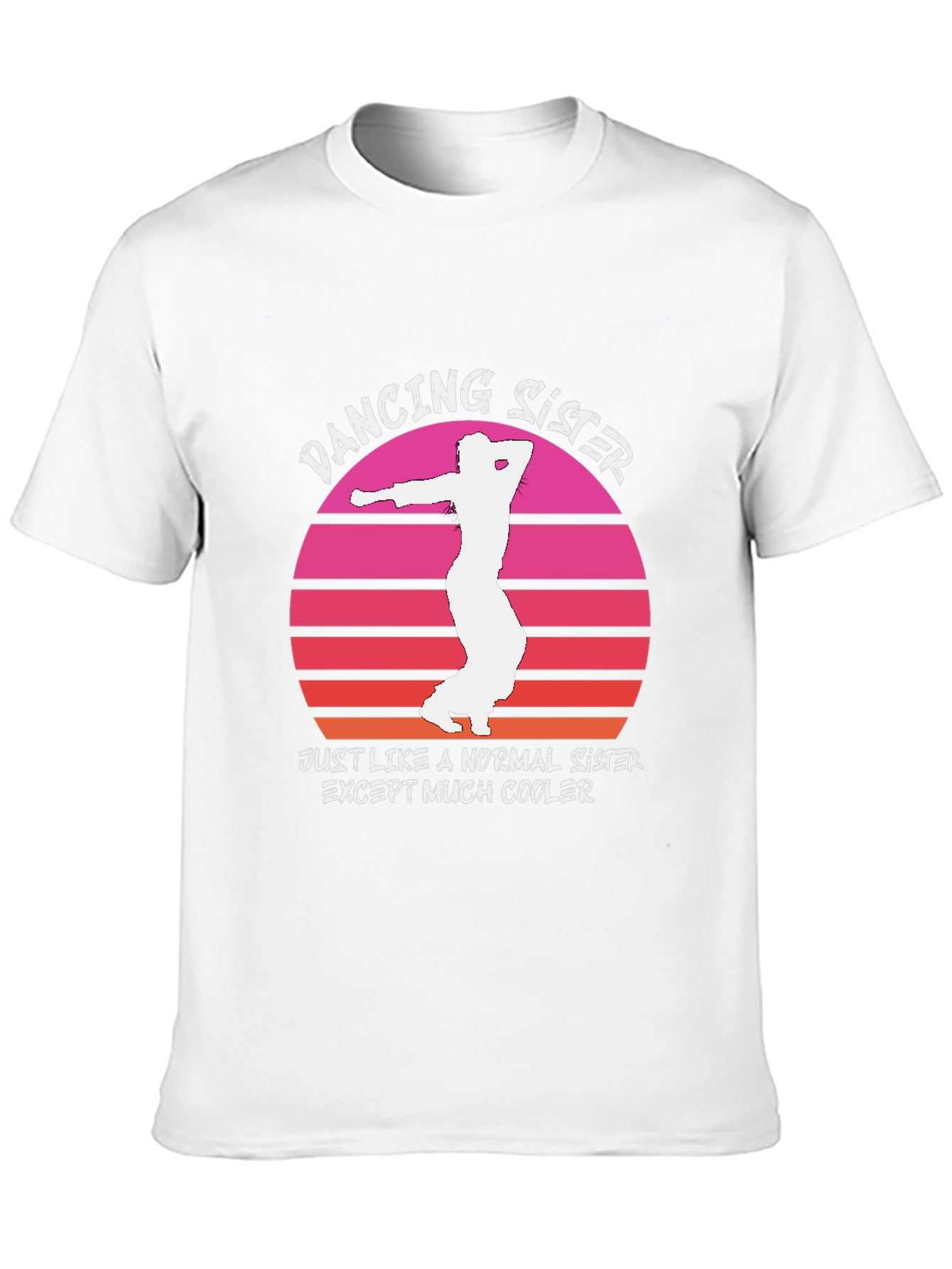 Dancing Sister Graphic Tee - Cool & Fun!