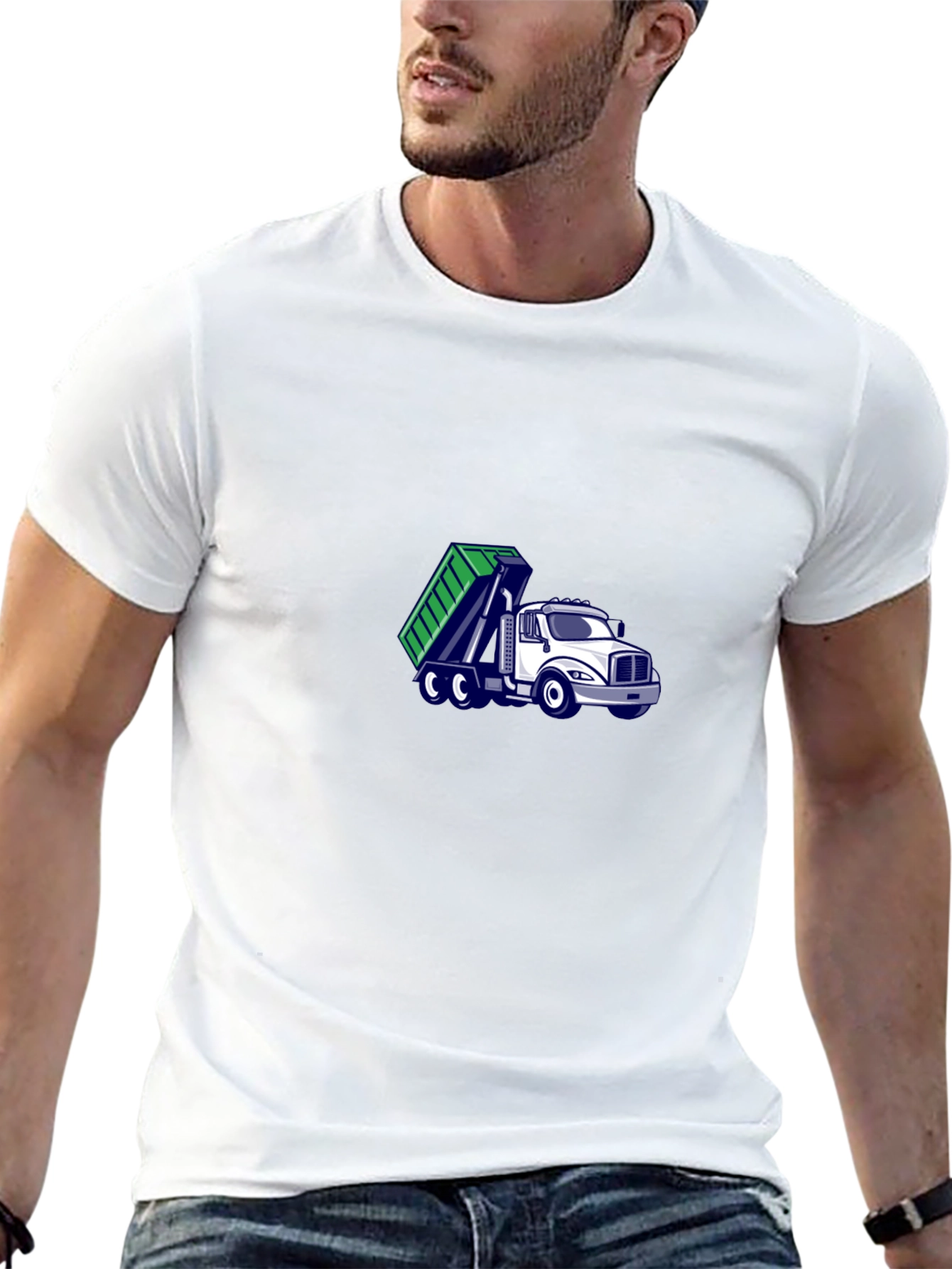 Black Dump Truck T-Shirt