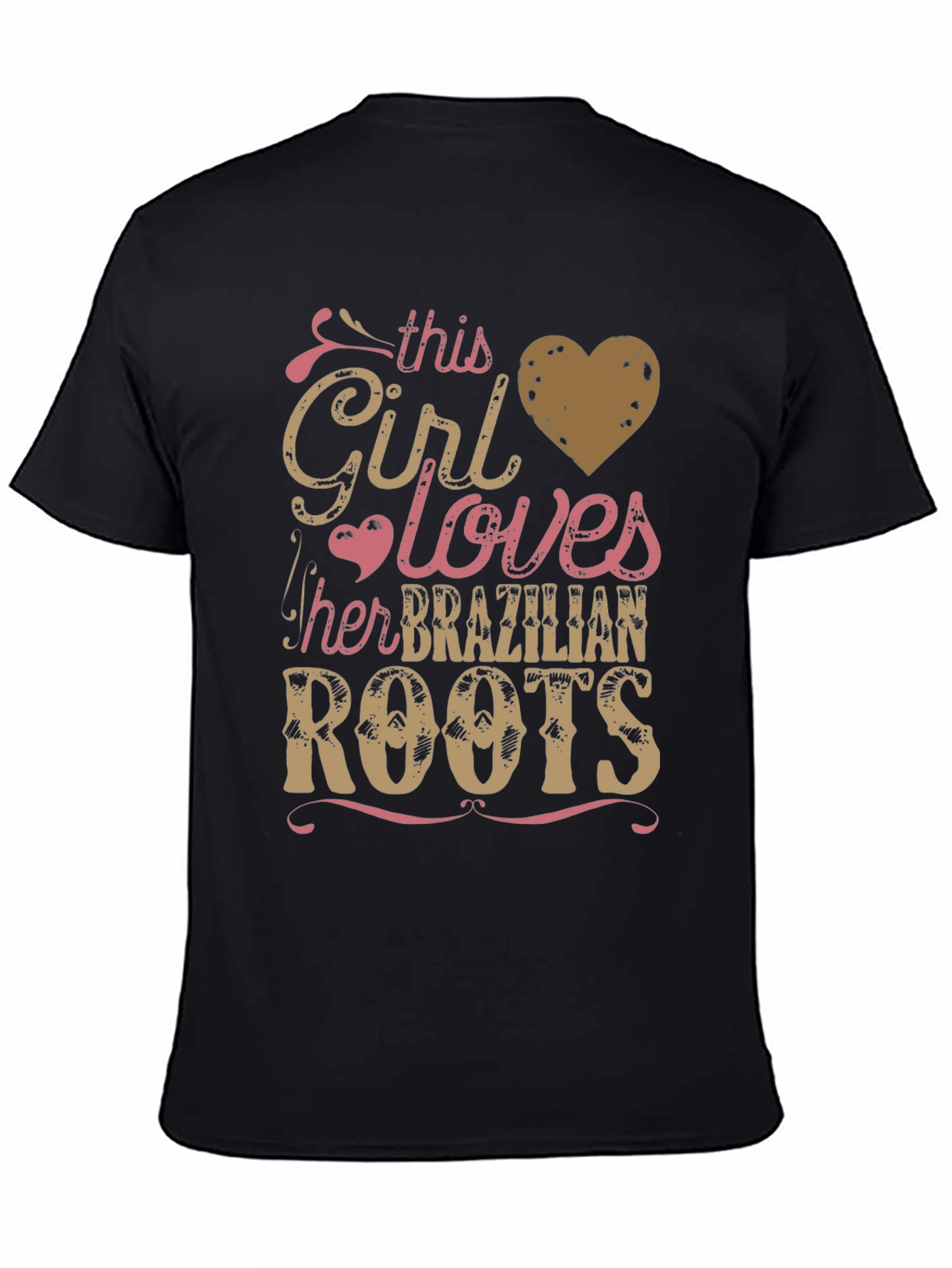Girl Loves Brazilian Roots Graphic T-Shirt
