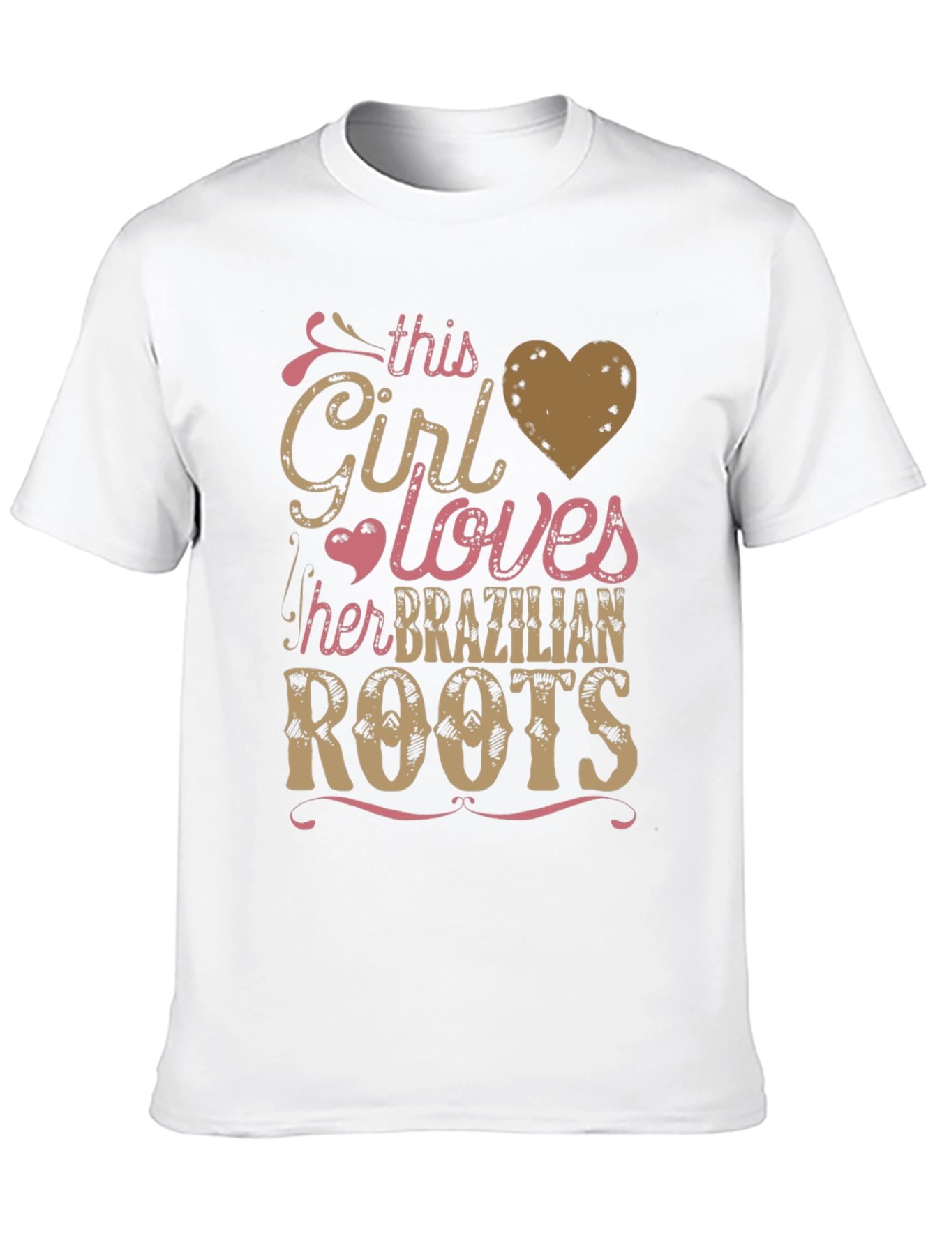 Girl Loves Brazilian Roots Graphic T-Shirt