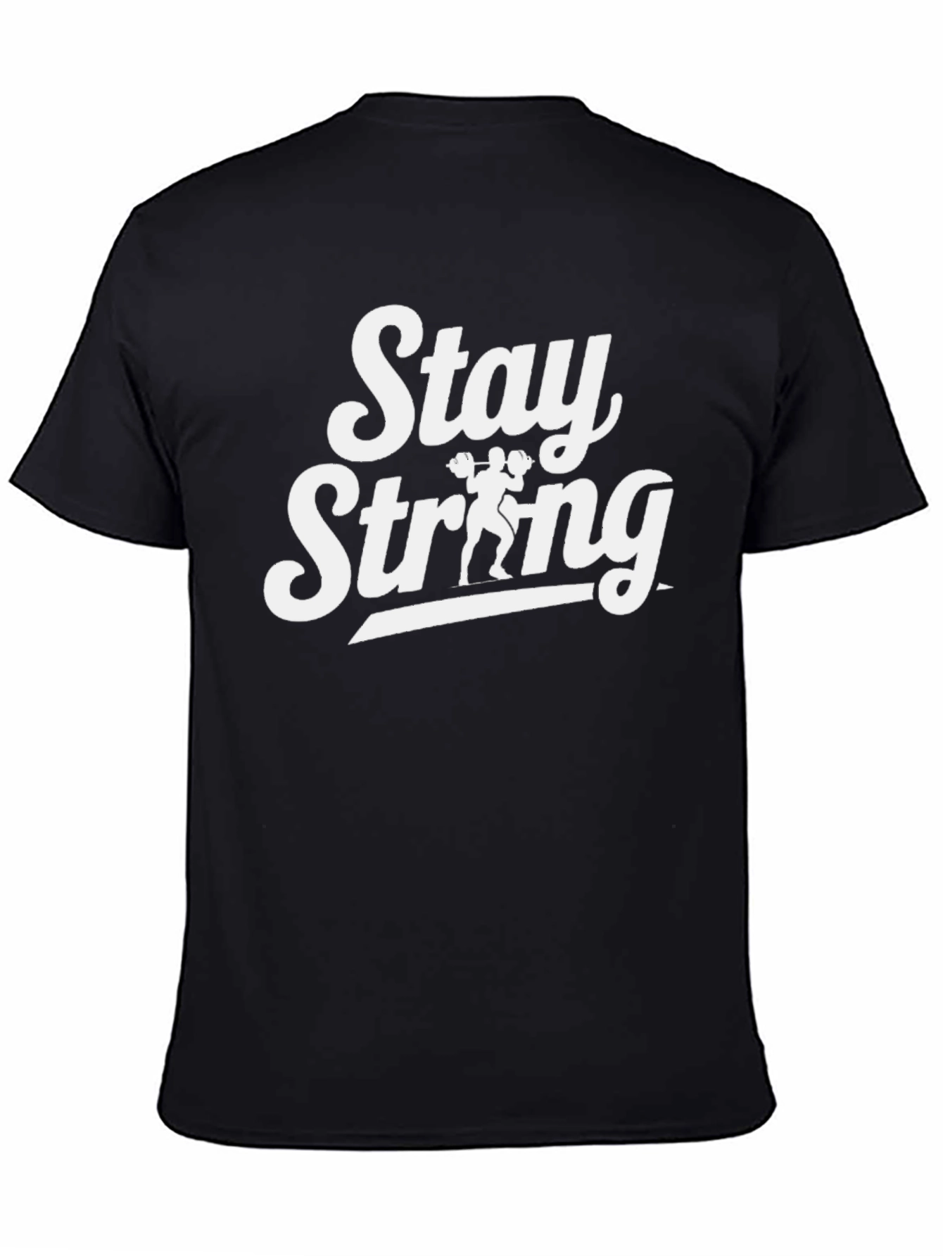 Stay Strong Graphic Tee - Black T-Shirt