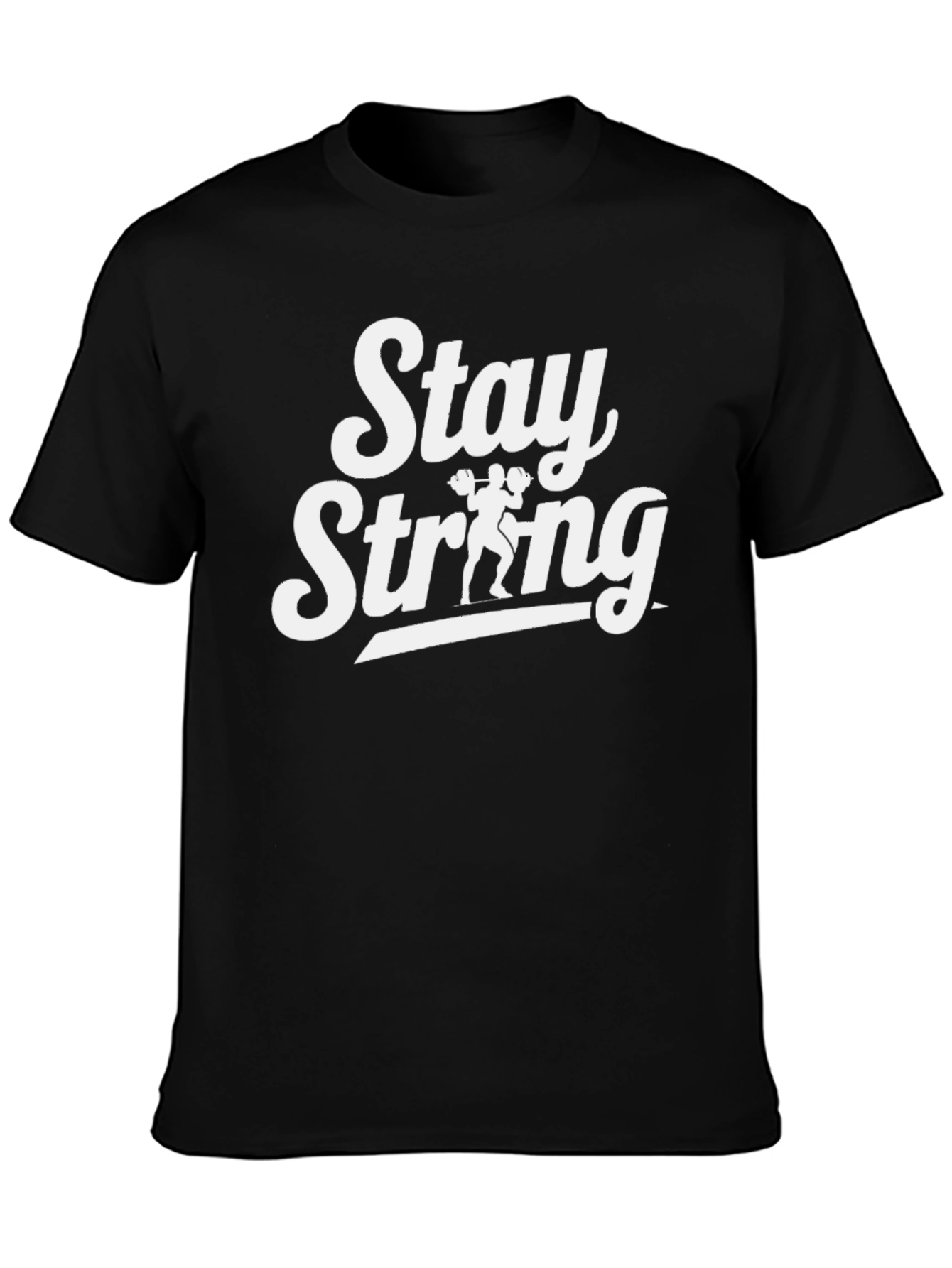 Stay Strong Graphic Tee - Black T-Shirt