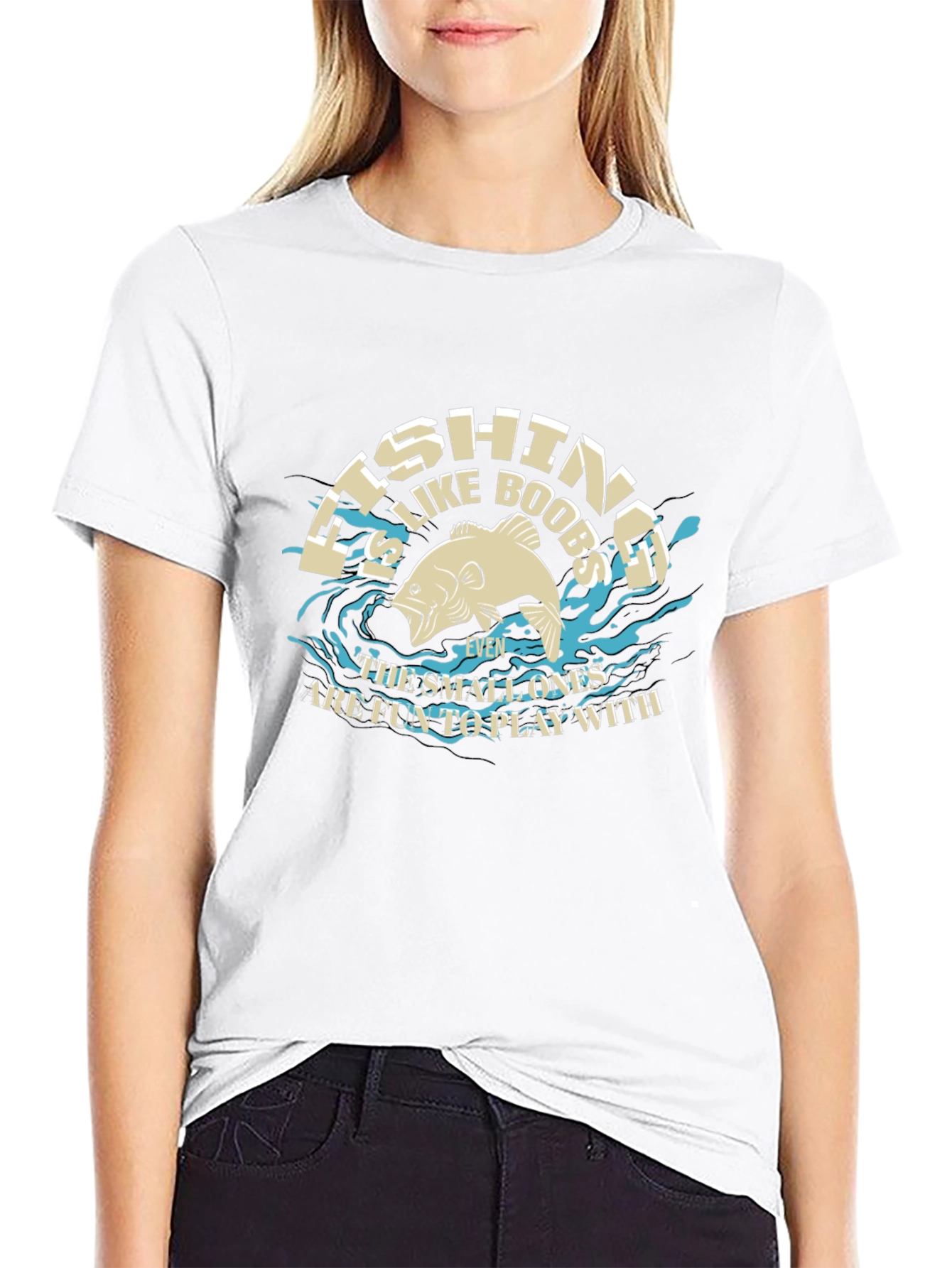 Fishing Like Boobs Funny T-Shirt
