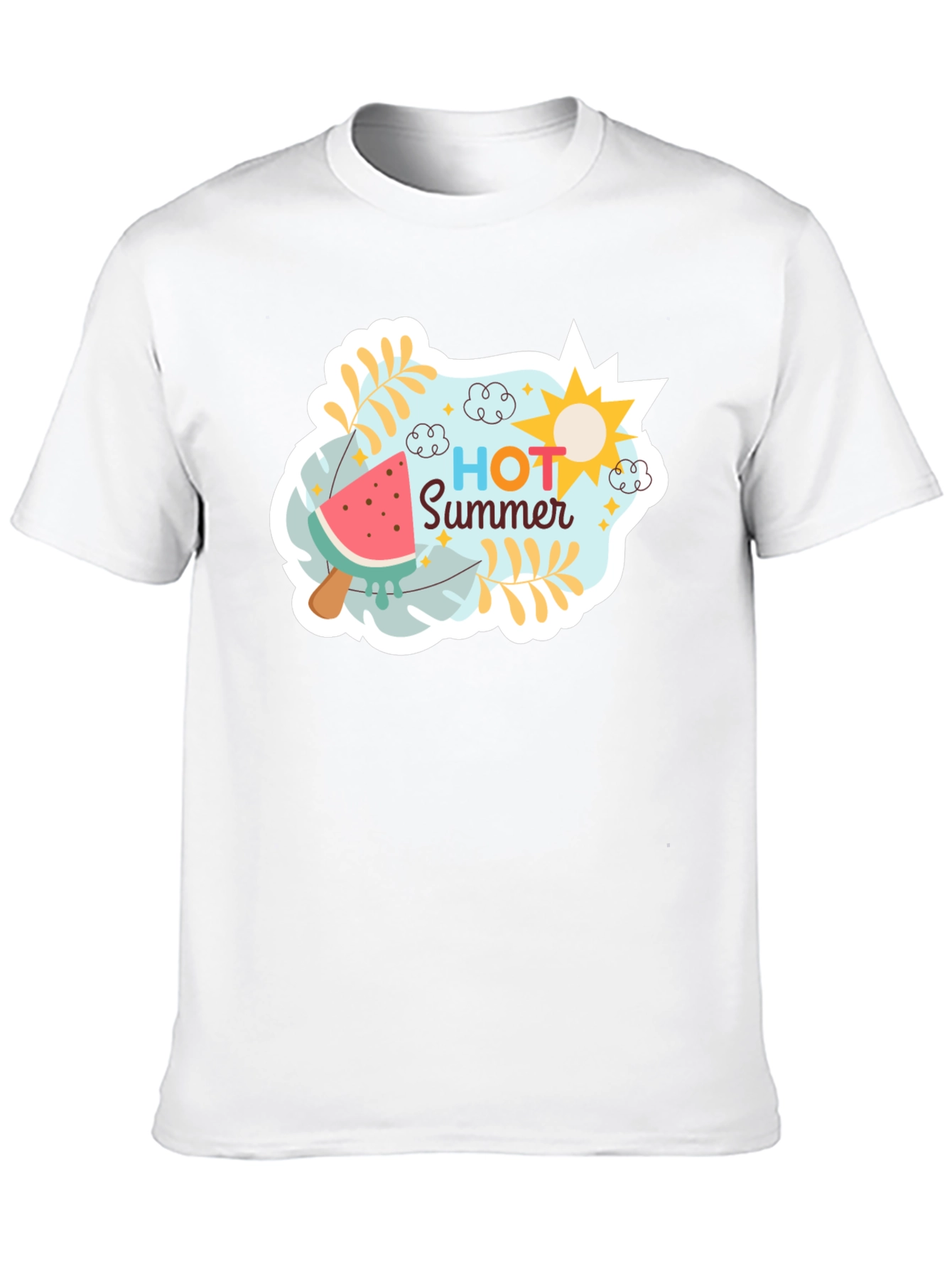 Hot Summer Graphic Tee - Black
