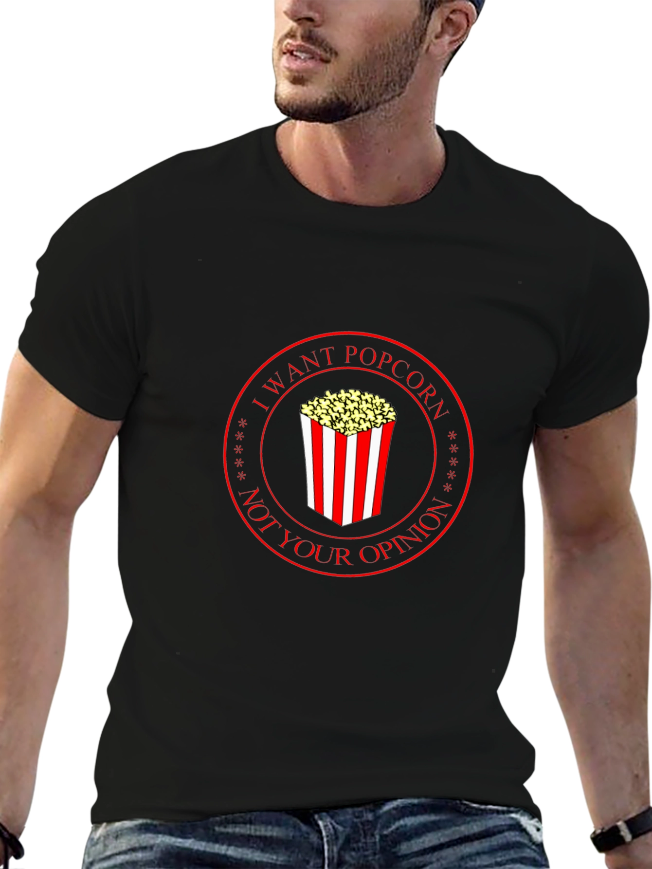 I Want Popcorn T-Shirt