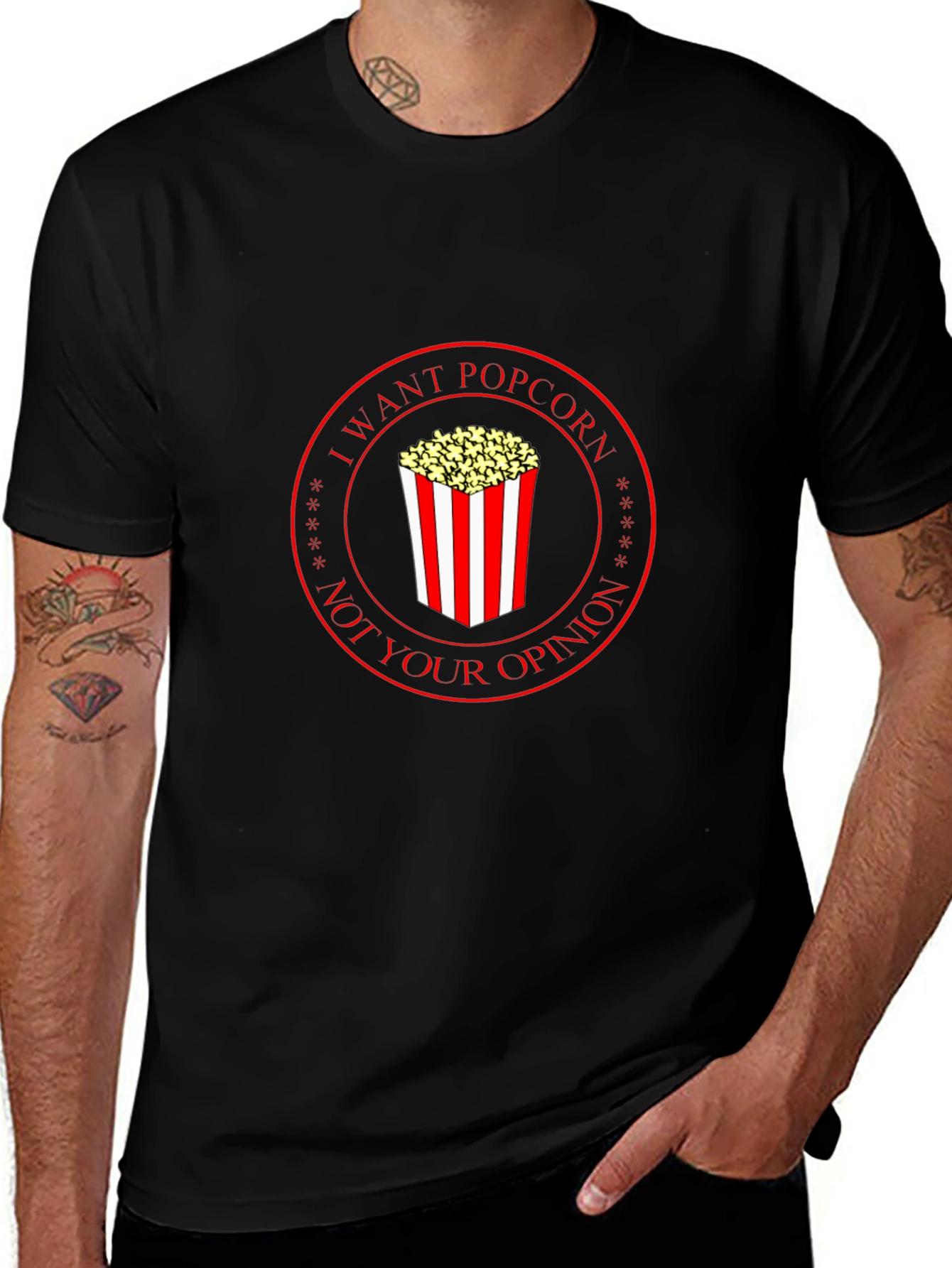 I Want Popcorn T-Shirt