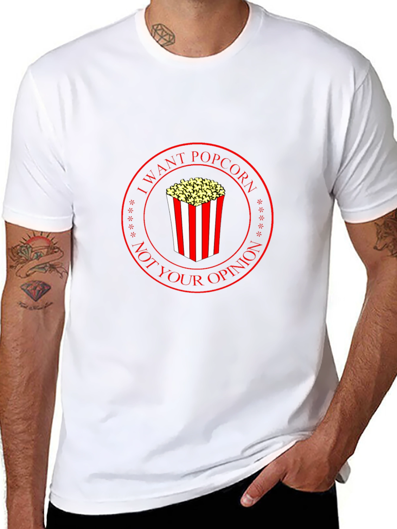 I Want Popcorn T-Shirt