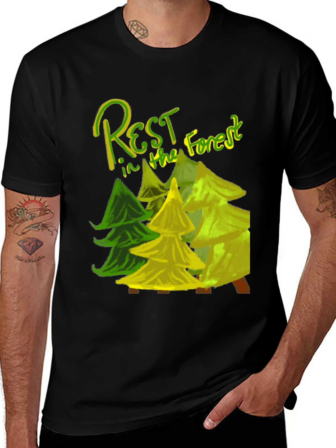 Rest in the Forest Graphic T-Shirt