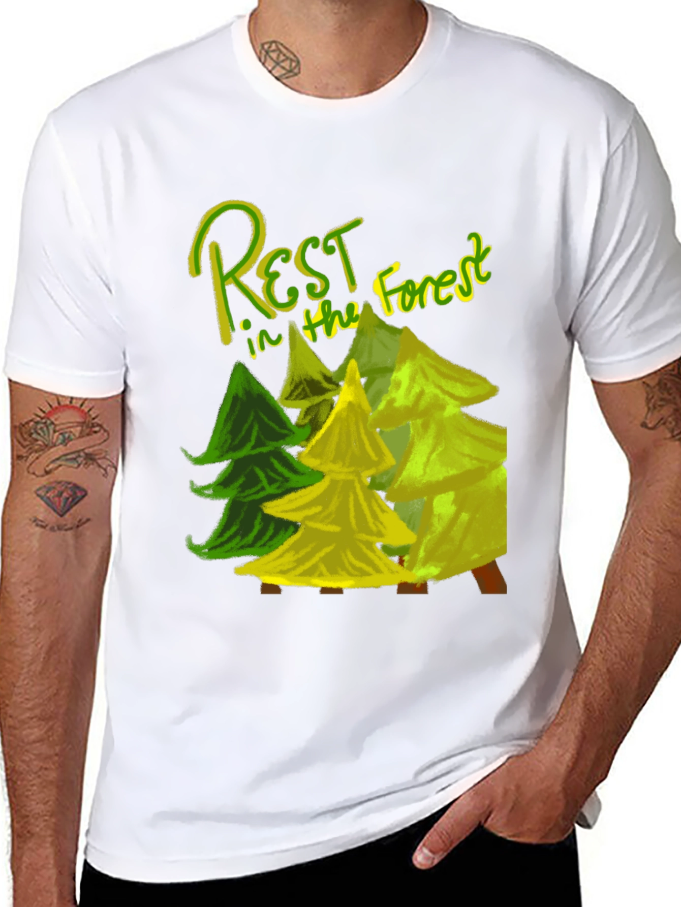 Rest in the Forest Graphic T-Shirt