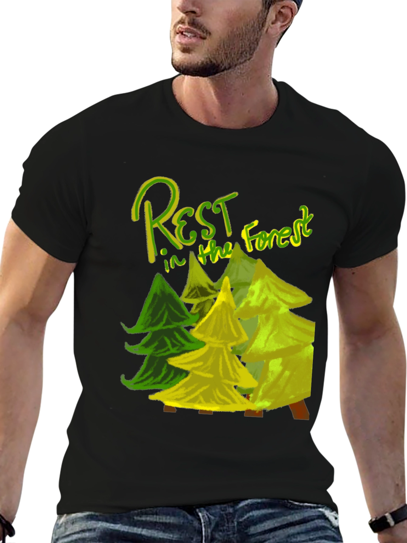 Rest in the Forest Graphic T-Shirt