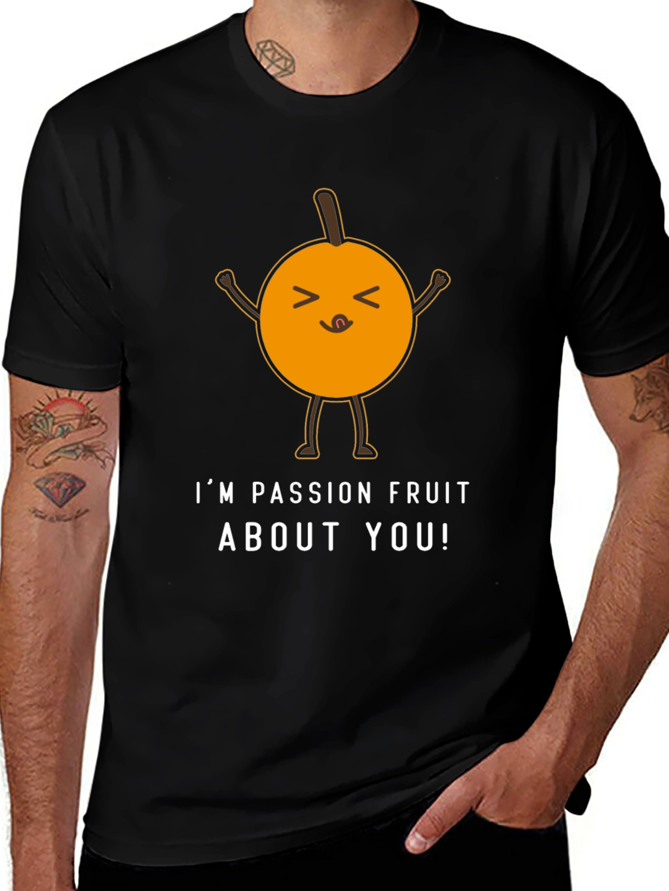 Passion Fruit About You T-Shirt - Black