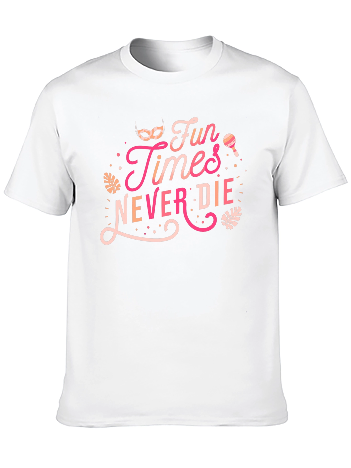 Fun Times Never Die Graphic Tee - Black