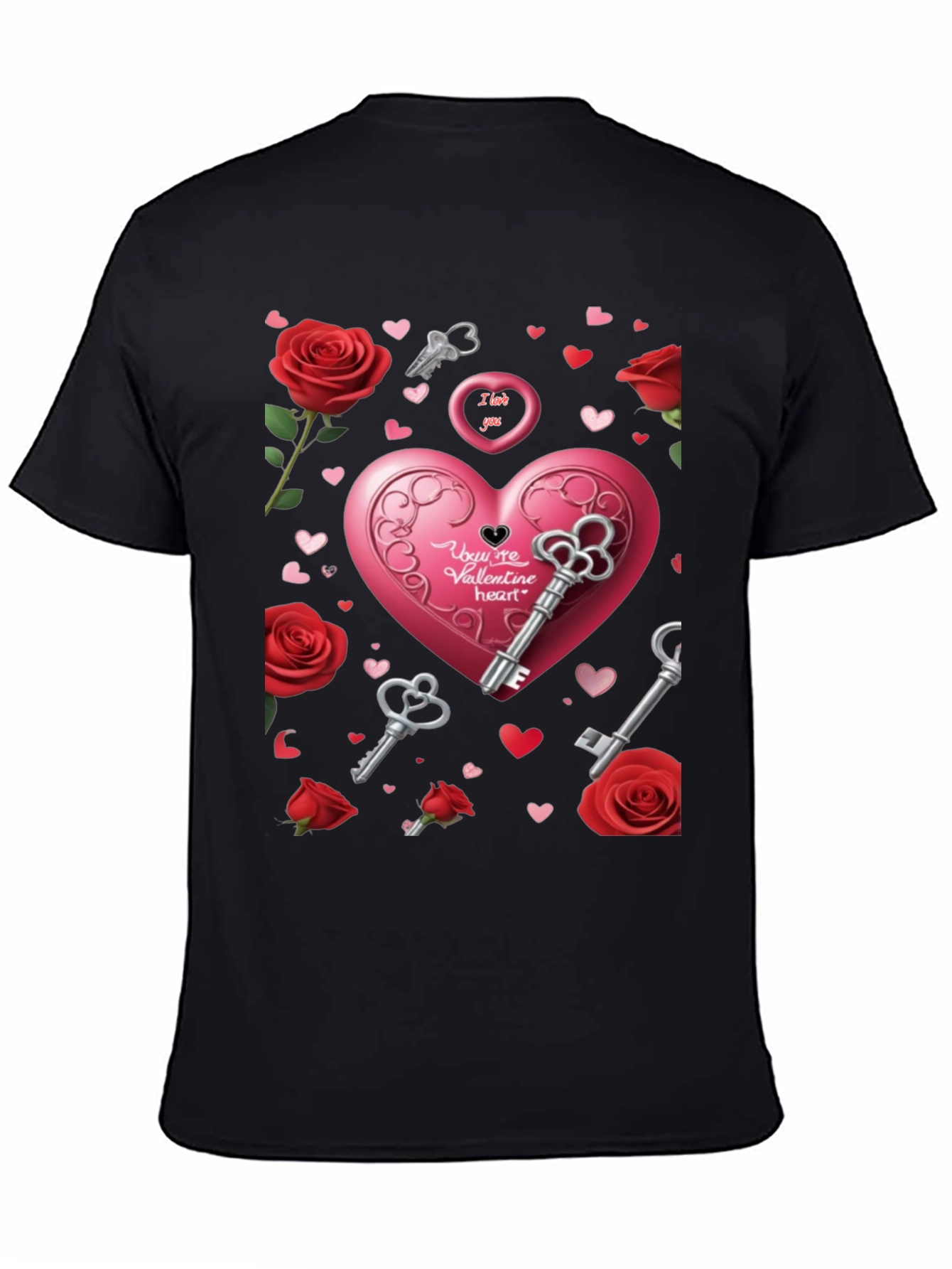 Valentines Day Heart & Keys T-Shirt