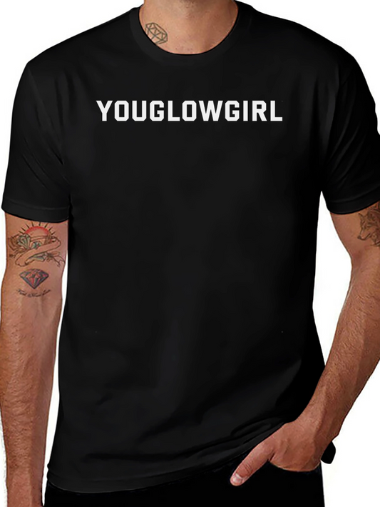 You Glow Girl Graphic Tee - Black