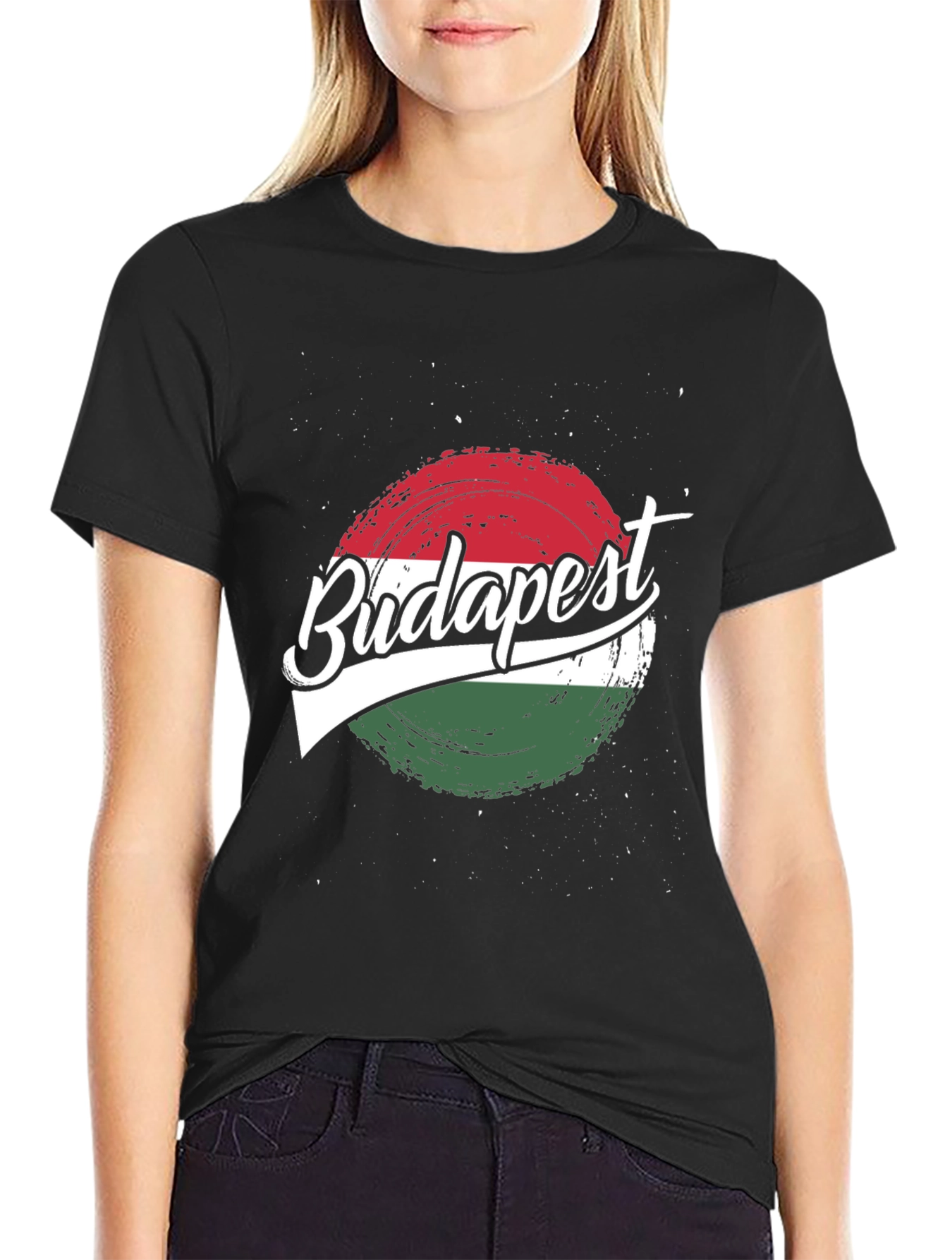 Budapest Flag Graphic T-Shirt