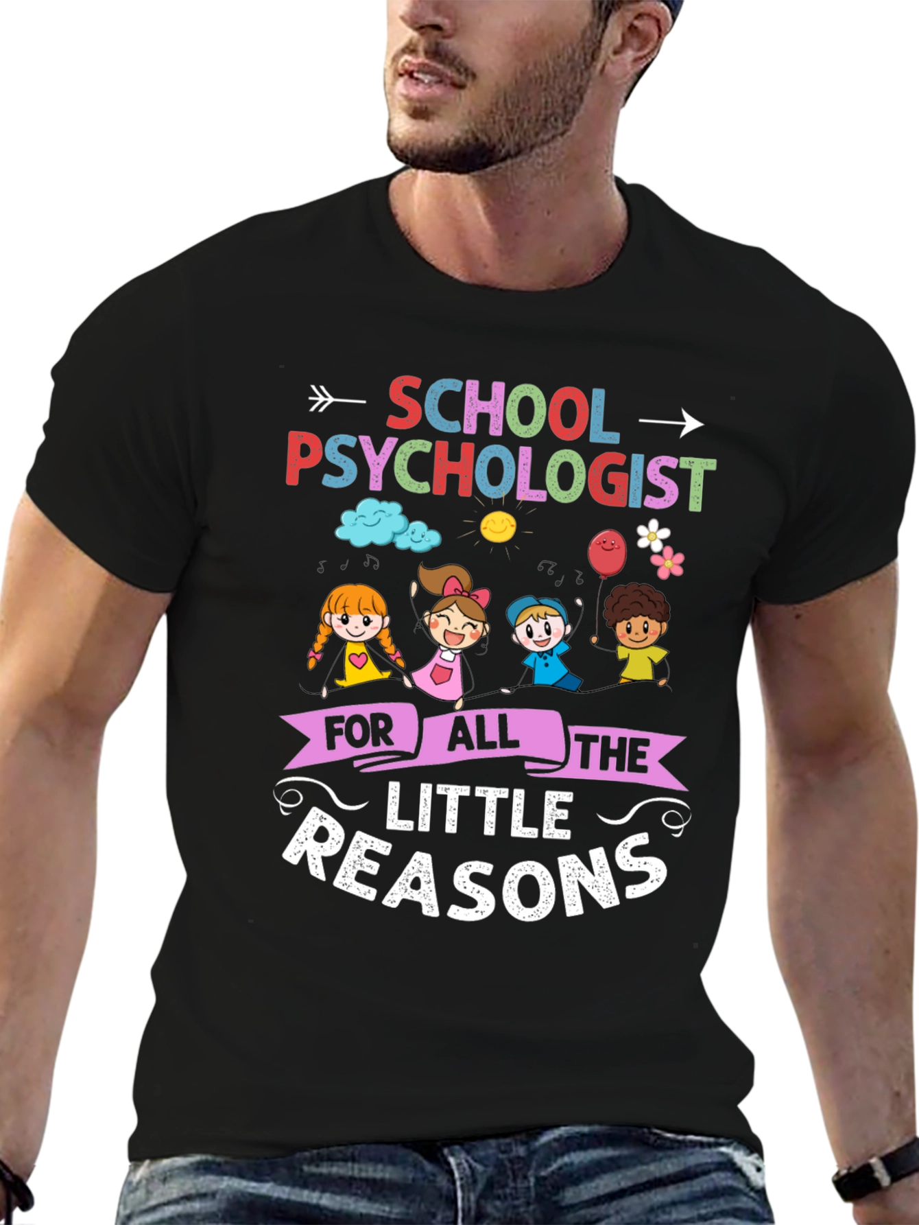 School Psychologist T-Shirt - Little Reasons Design