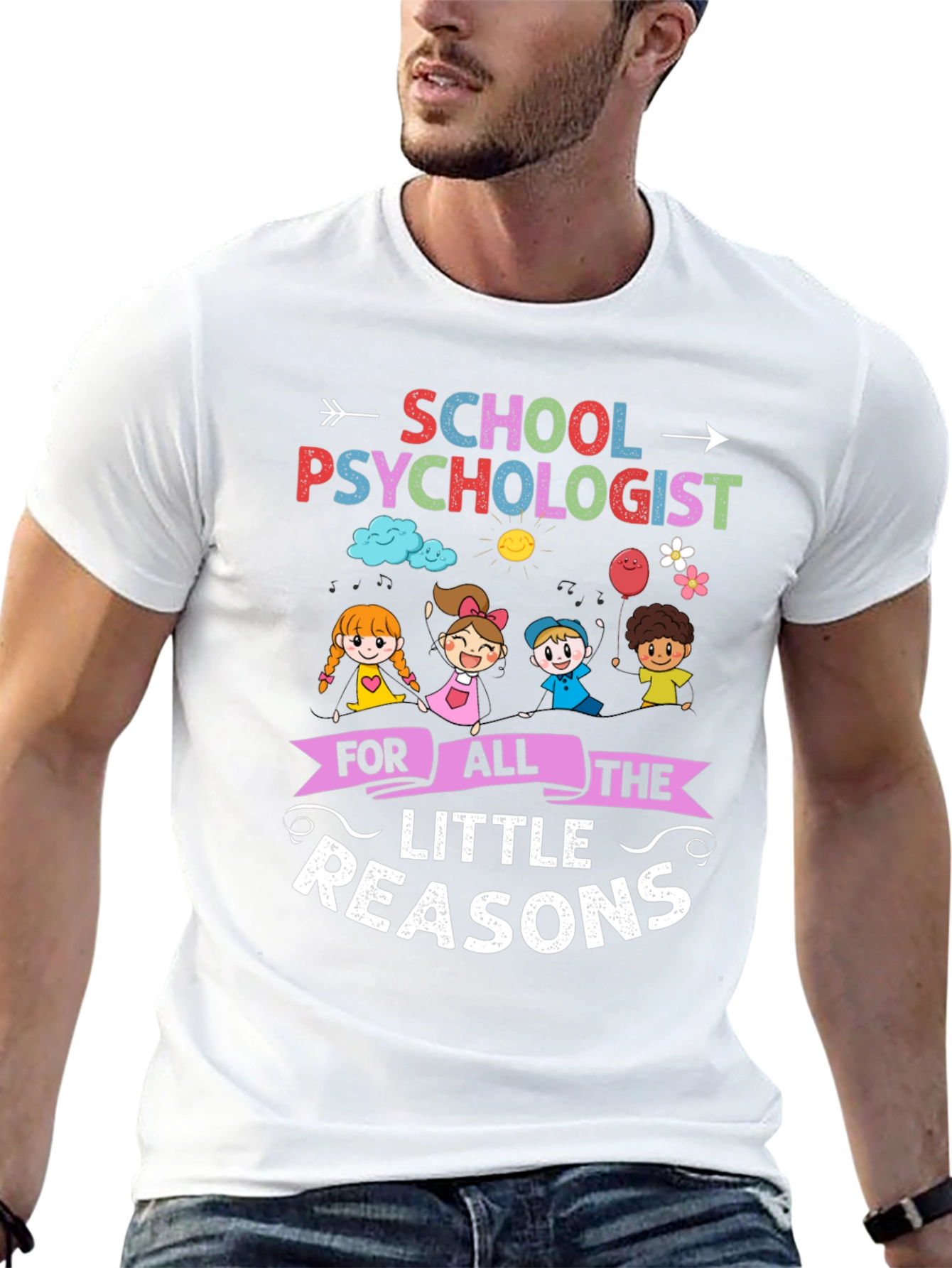 School Psychologist T-Shirt - Little Reasons Design