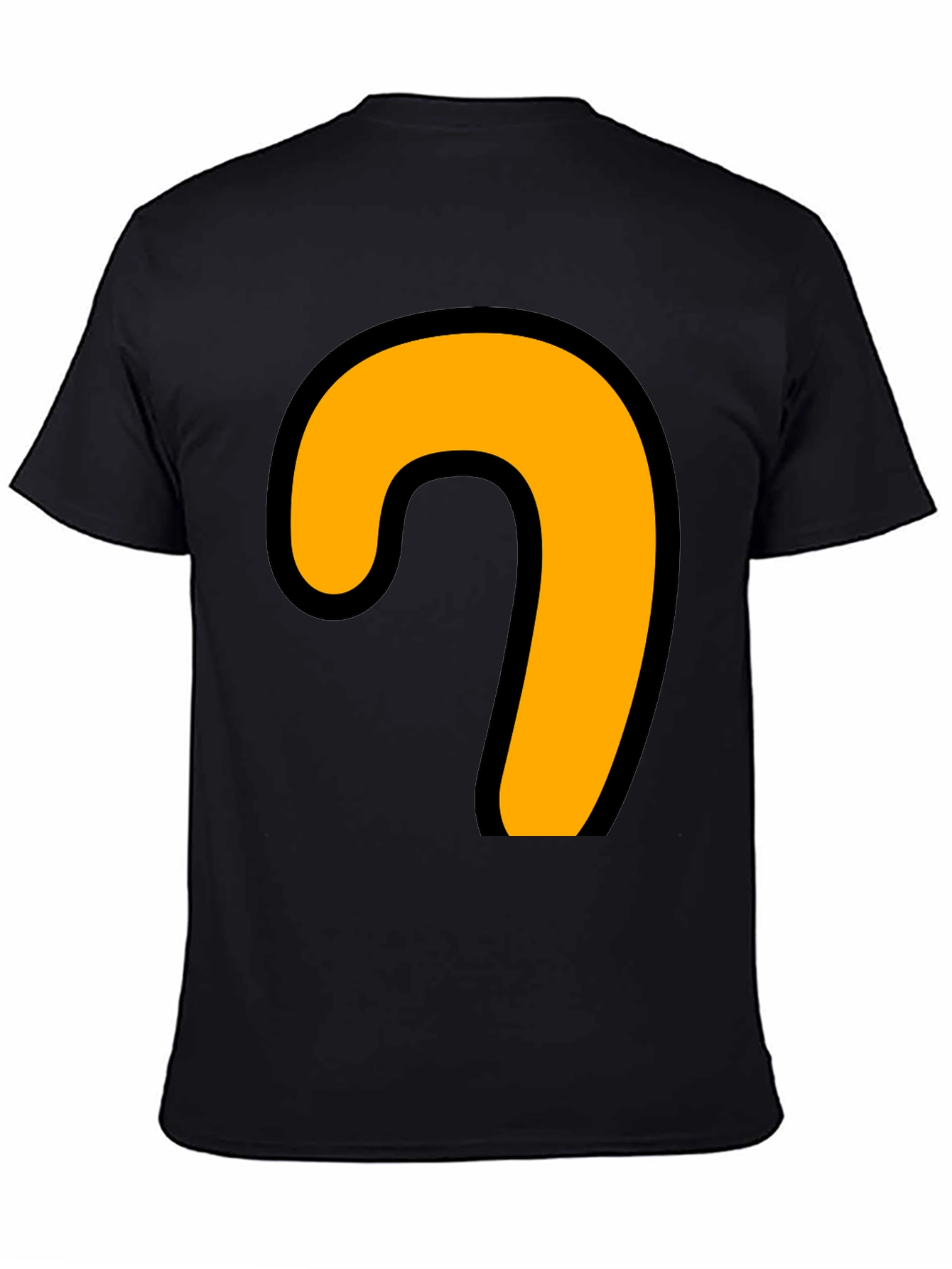 Cartoon Hook T-Shirt - Black Tee