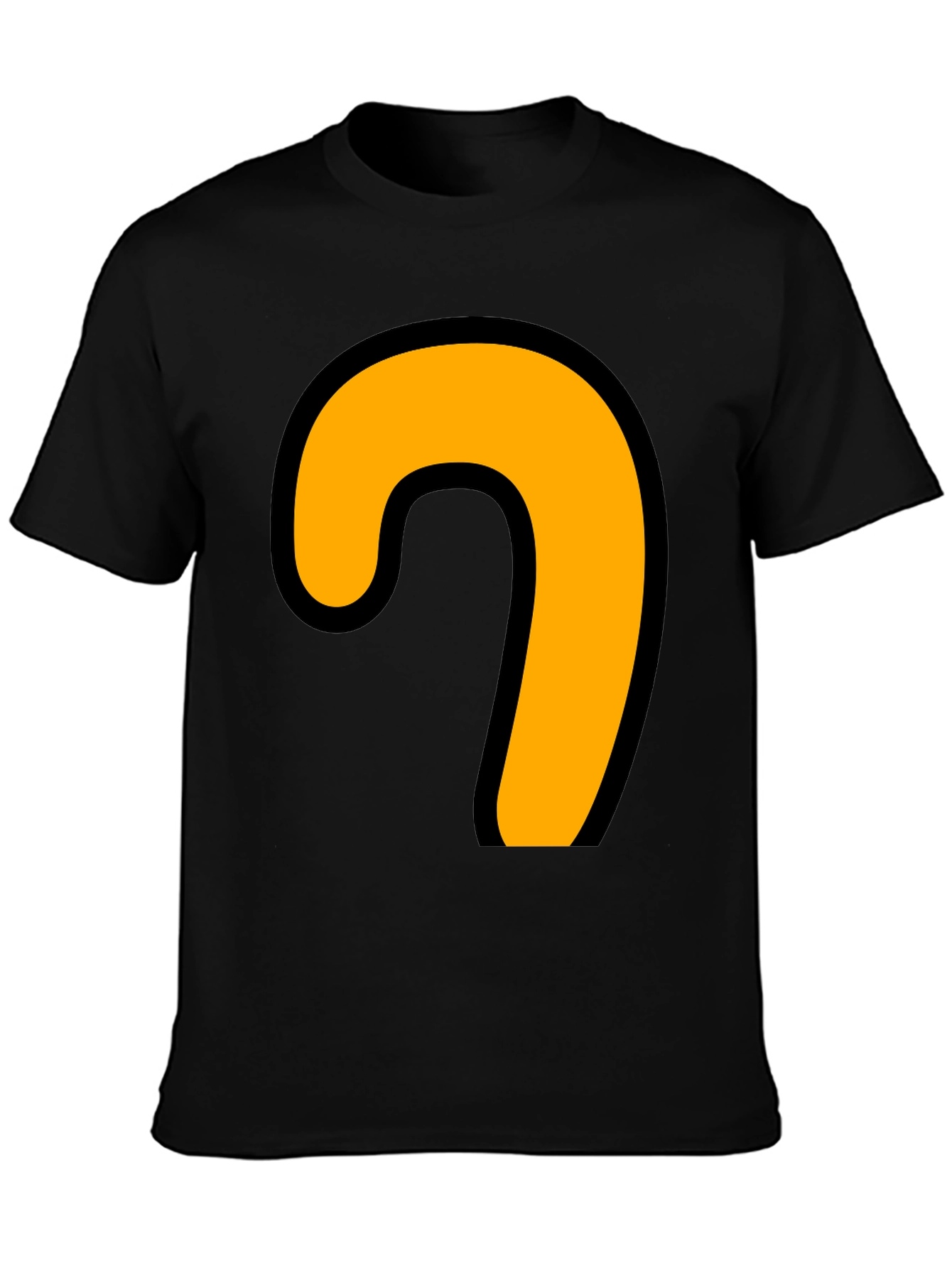 Cartoon Hook T-Shirt - Black Tee