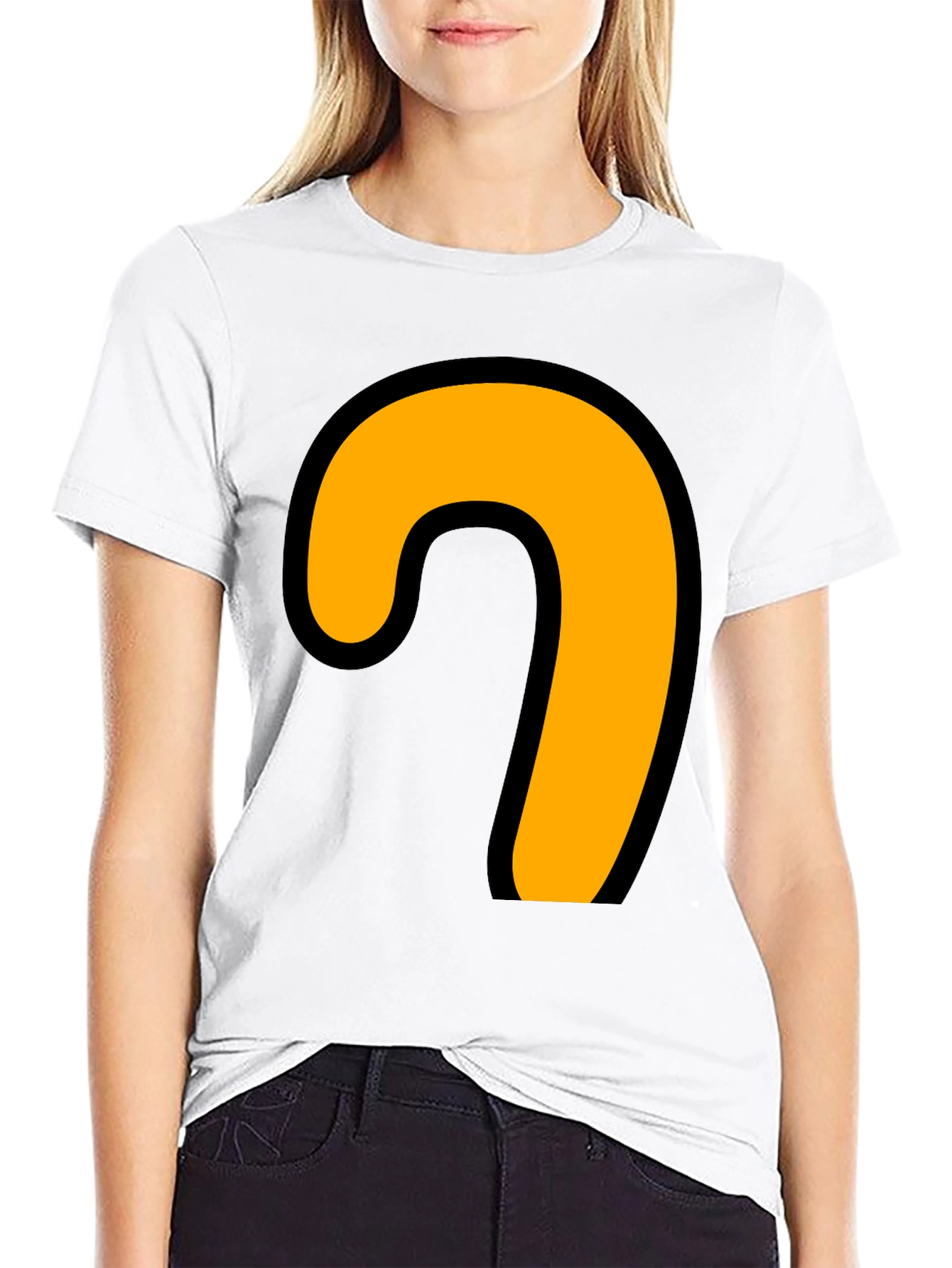 Cartoon Hook T-Shirt - Black Tee