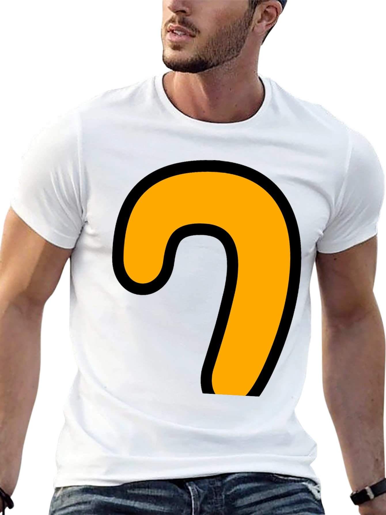 Cartoon Hook T-Shirt - Black Tee