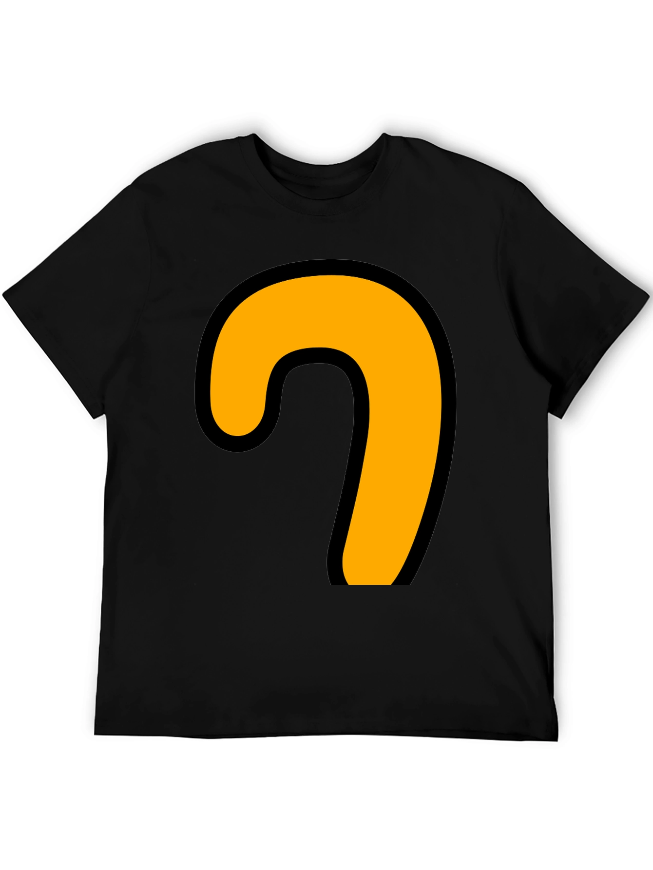 Cartoon Hook T-Shirt - Black Tee
