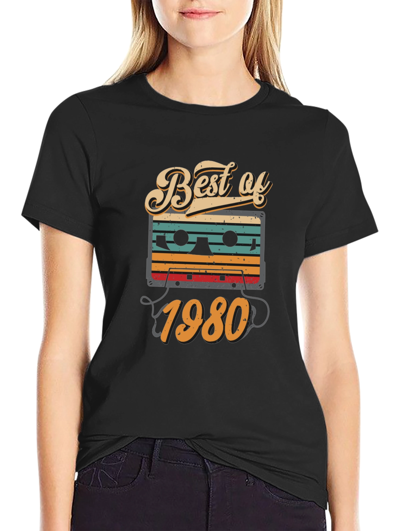 Best of 1980 Retro Cassette T-Shirt
