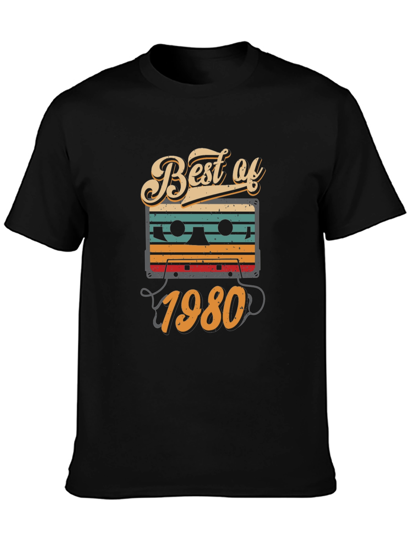 Best of 1980 Retro Cassette T-Shirt