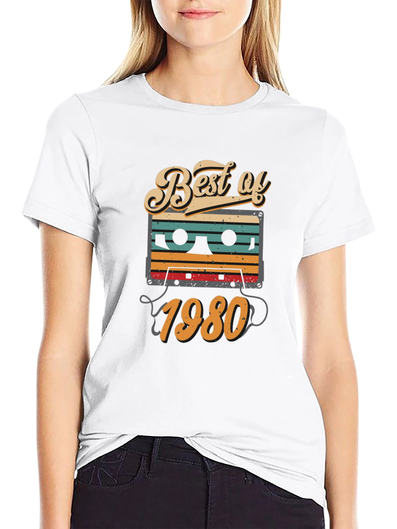 Best of 1980 Retro Cassette T-Shirt