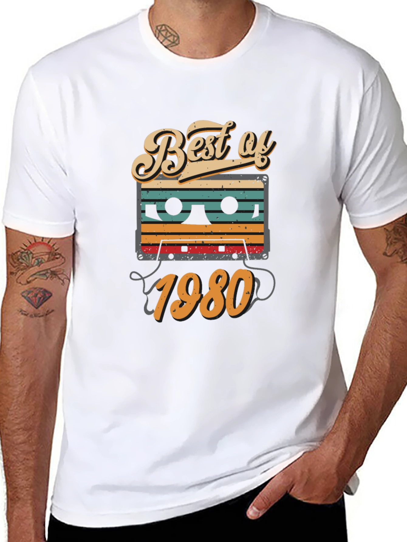 Best of 1980 Retro Cassette T-Shirt