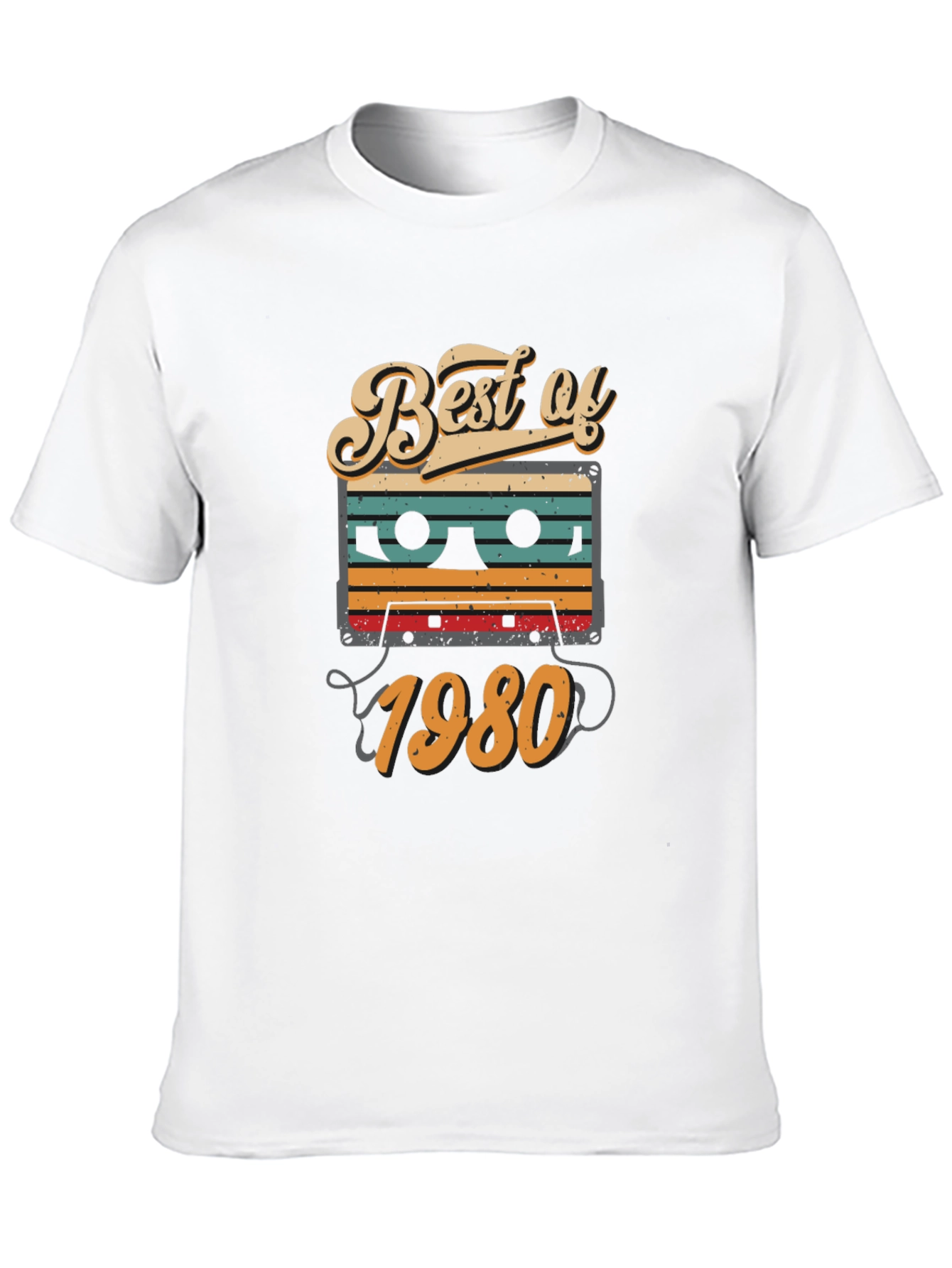 Best of 1980 Retro Cassette T-Shirt