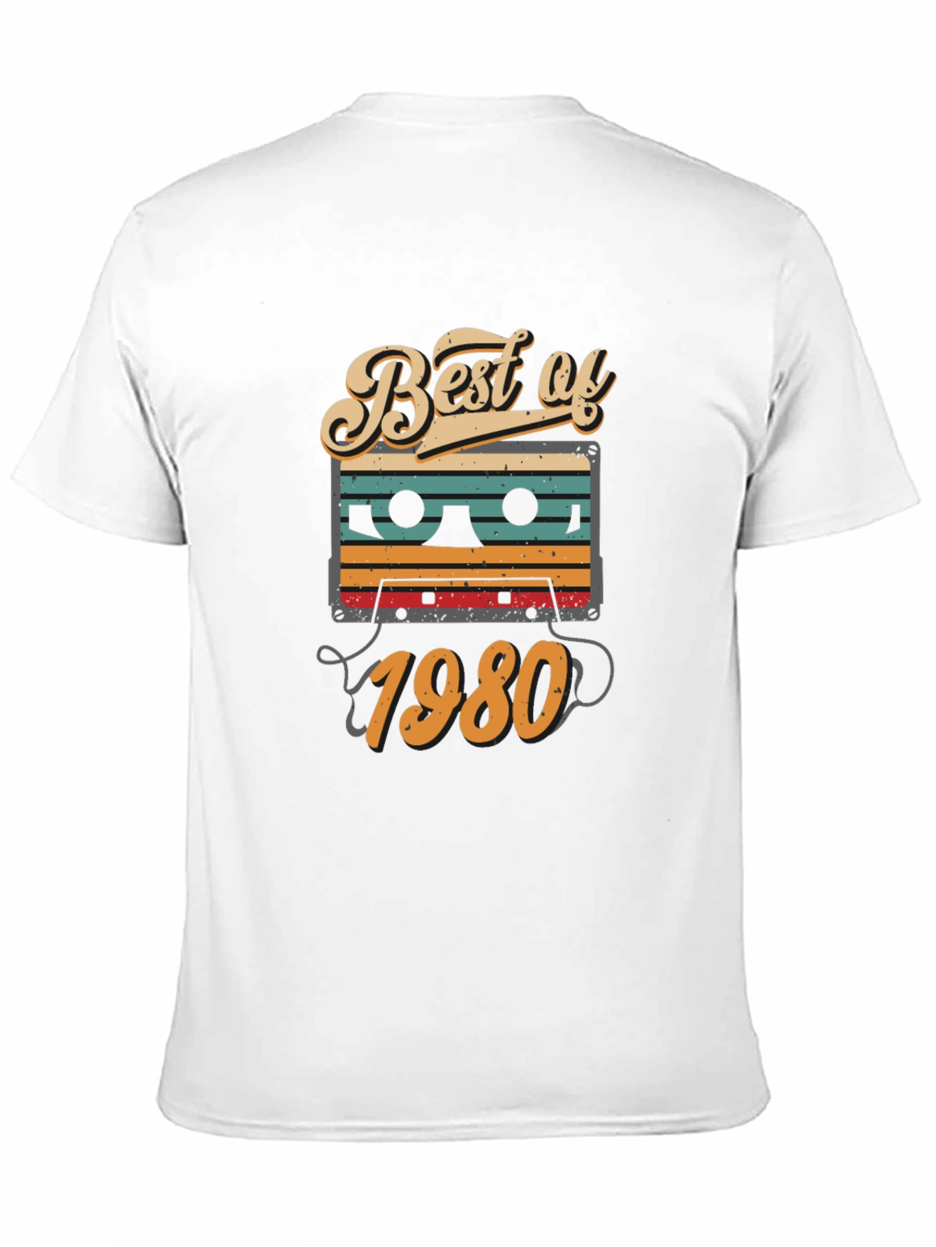 Best of 1980 Retro Cassette T-Shirt