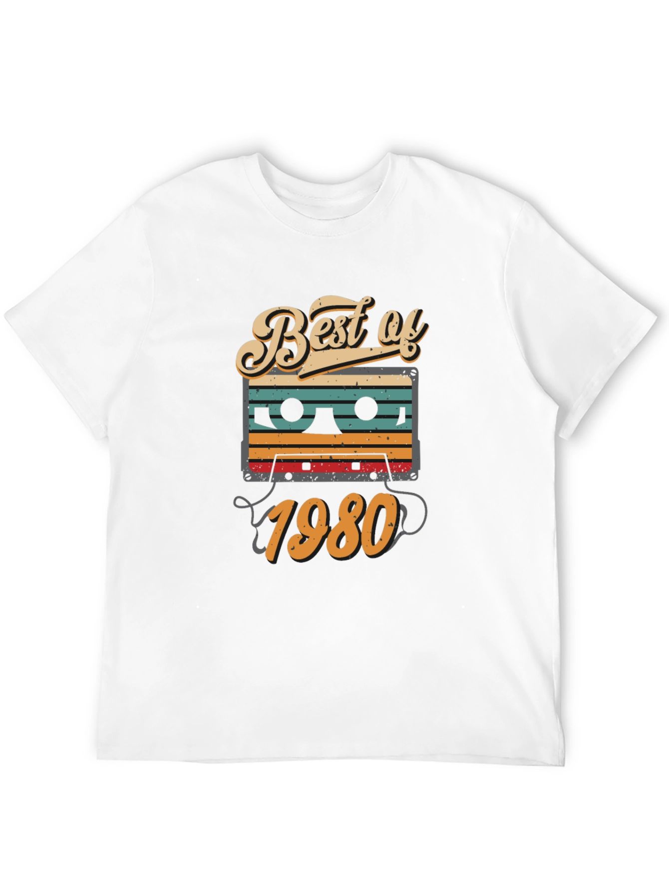 Best of 1980 Retro Cassette T-Shirt