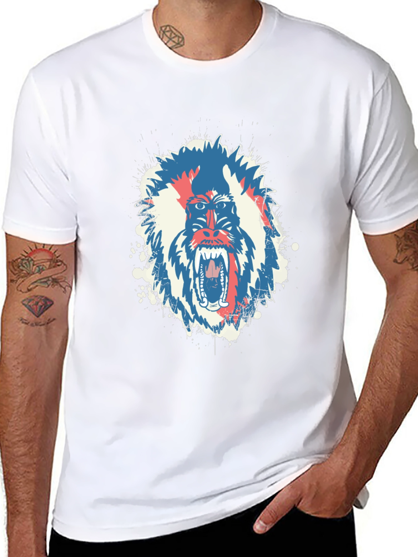Bold Graphic Tee - Primate Design