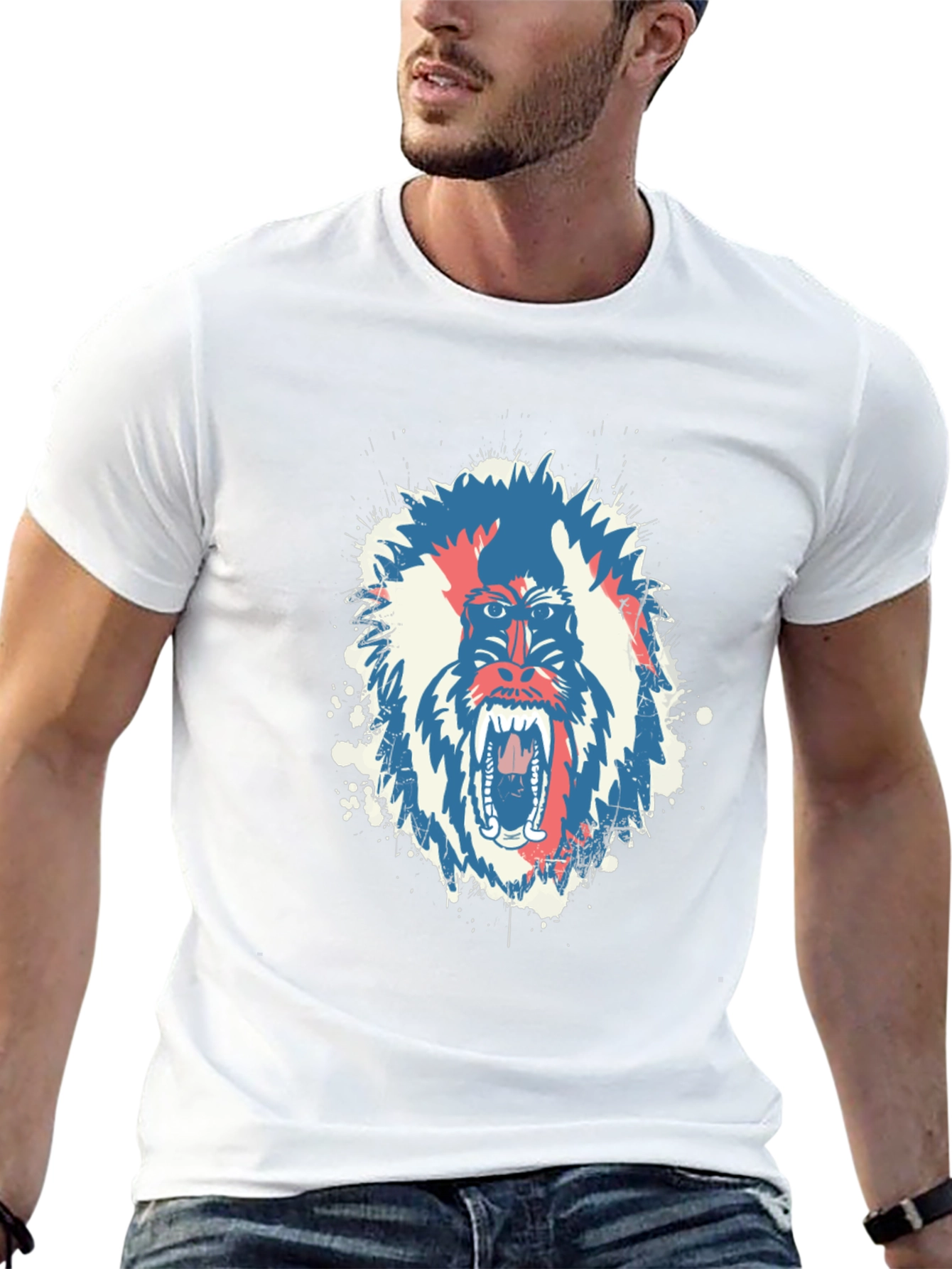 Bold Graphic Tee - Primate Design