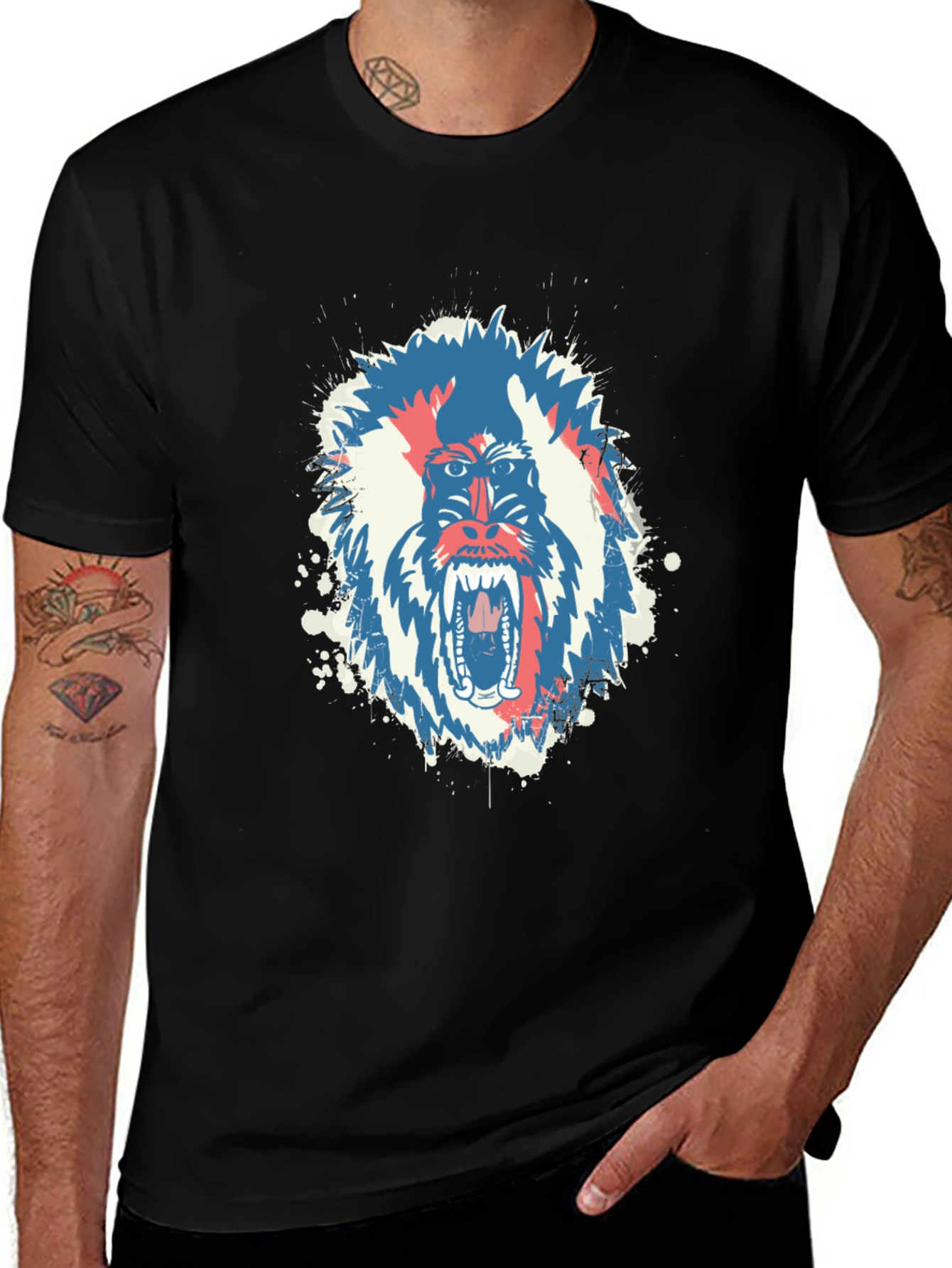 Bold Graphic Tee - Primate Design