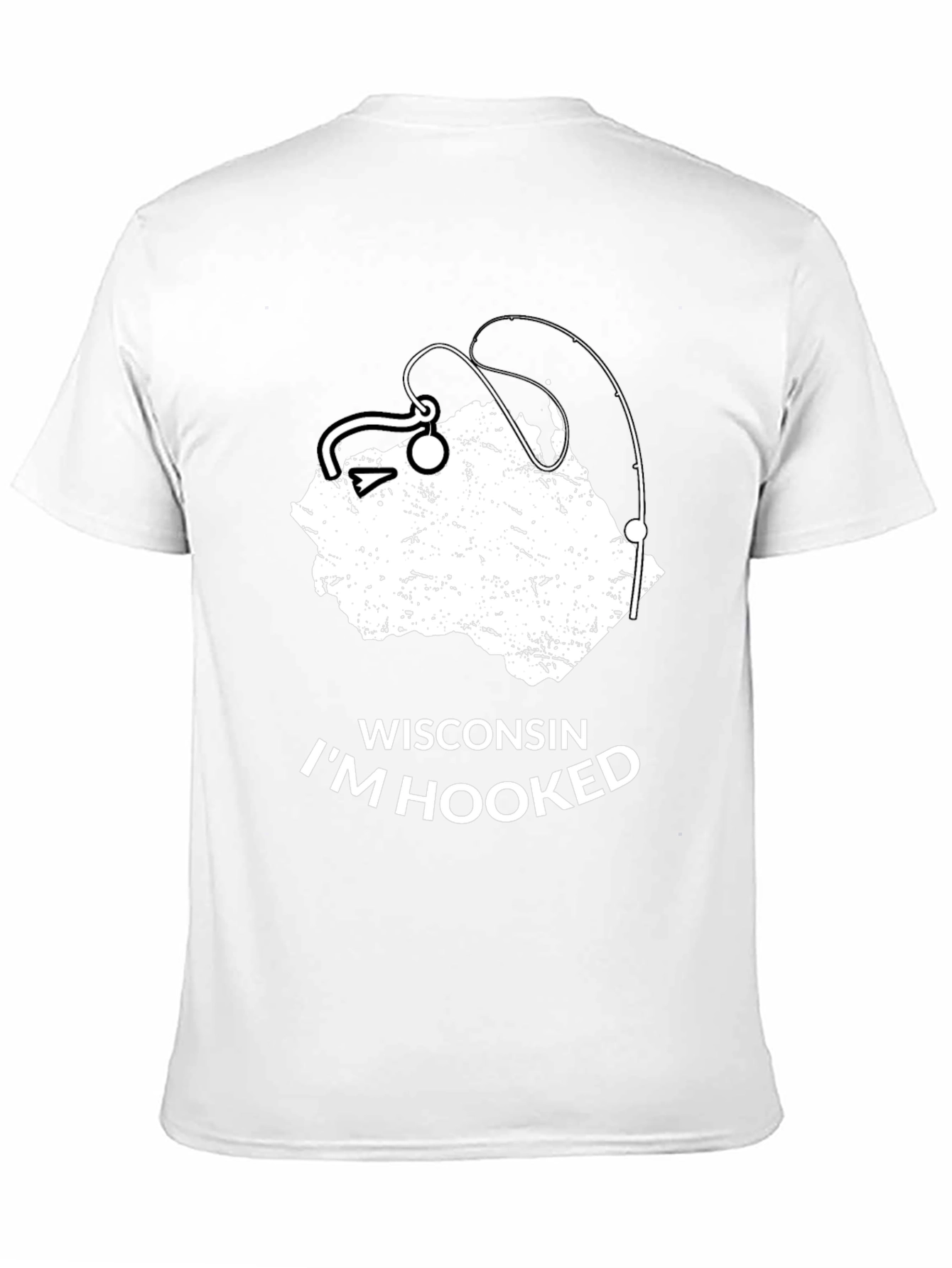 Wisconsin Im Hooked Fishing T-Shirt