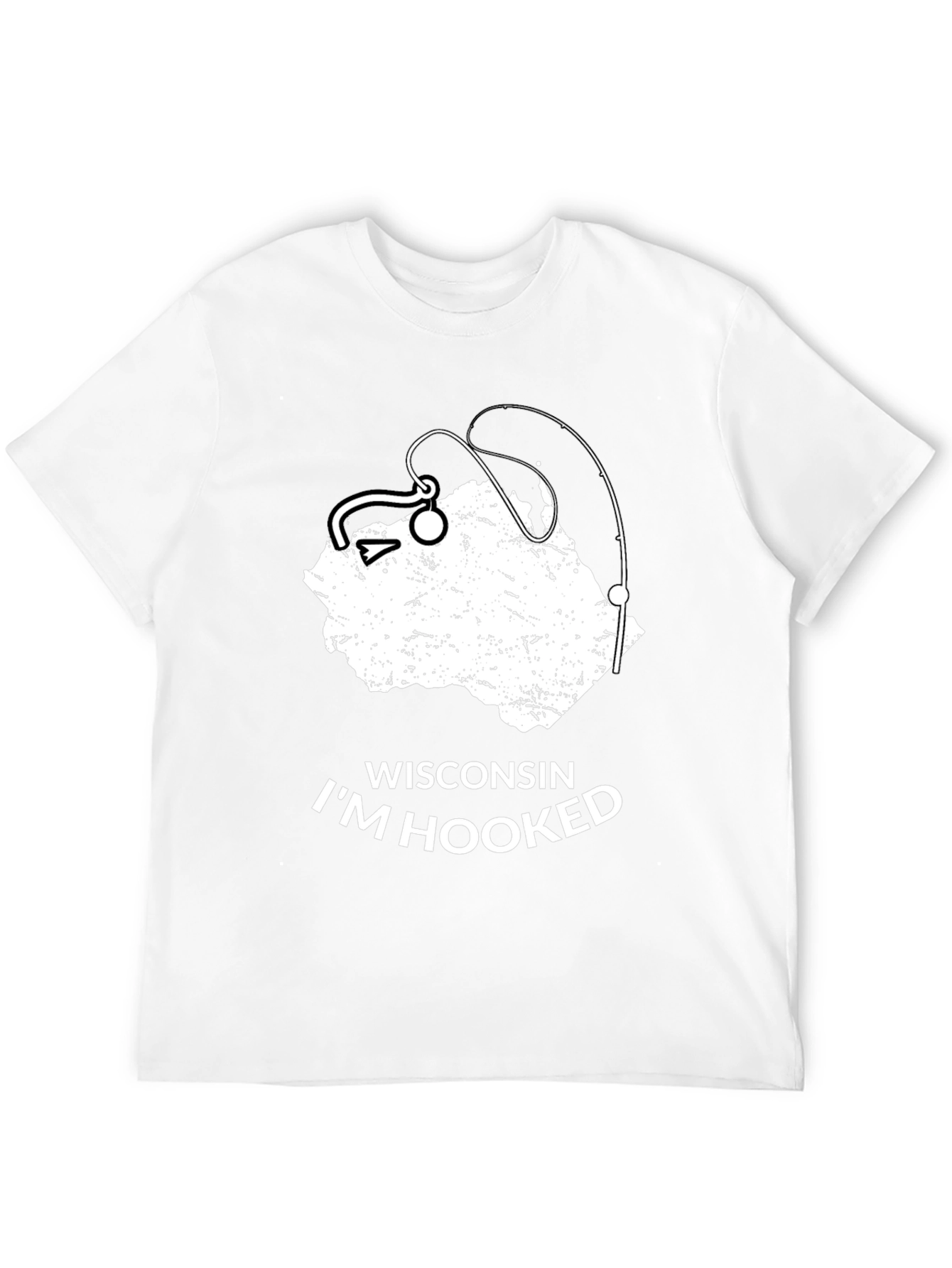 Wisconsin Im Hooked Fishing T-Shirt