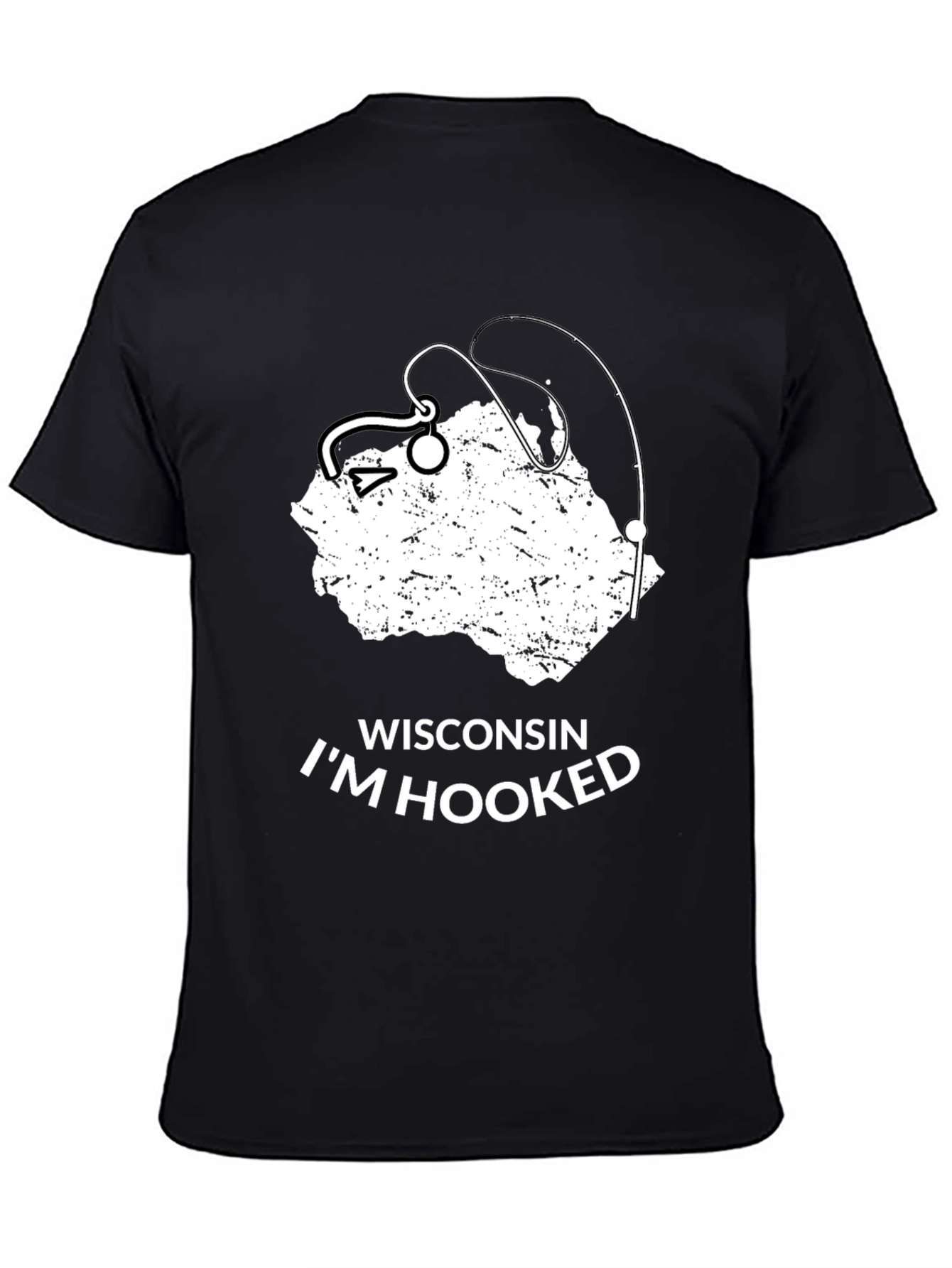 Wisconsin Im Hooked Fishing T-Shirt