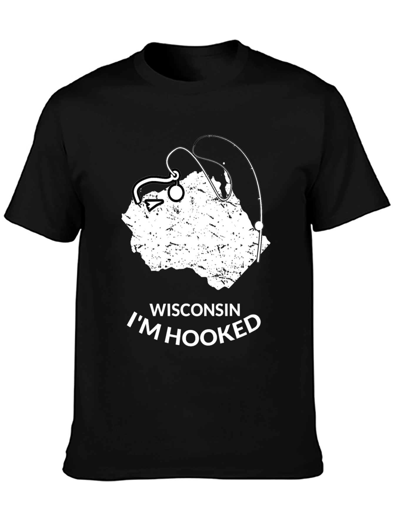 Wisconsin Im Hooked Fishing T-Shirt
