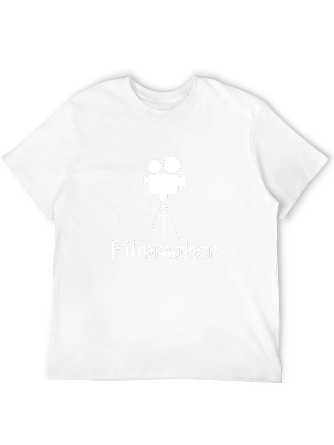 Filmmaker Graphic Tee - Black Cotton T-Shirt