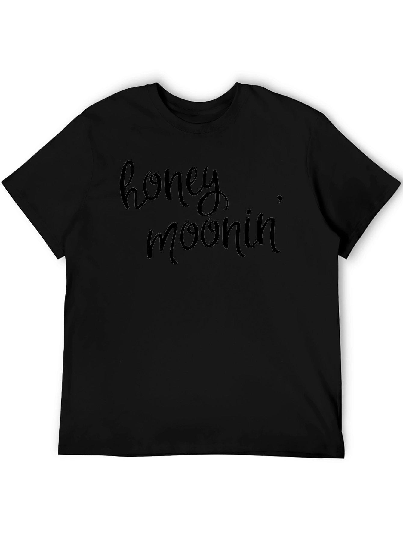 Honeymoonin Black Graphic Tee