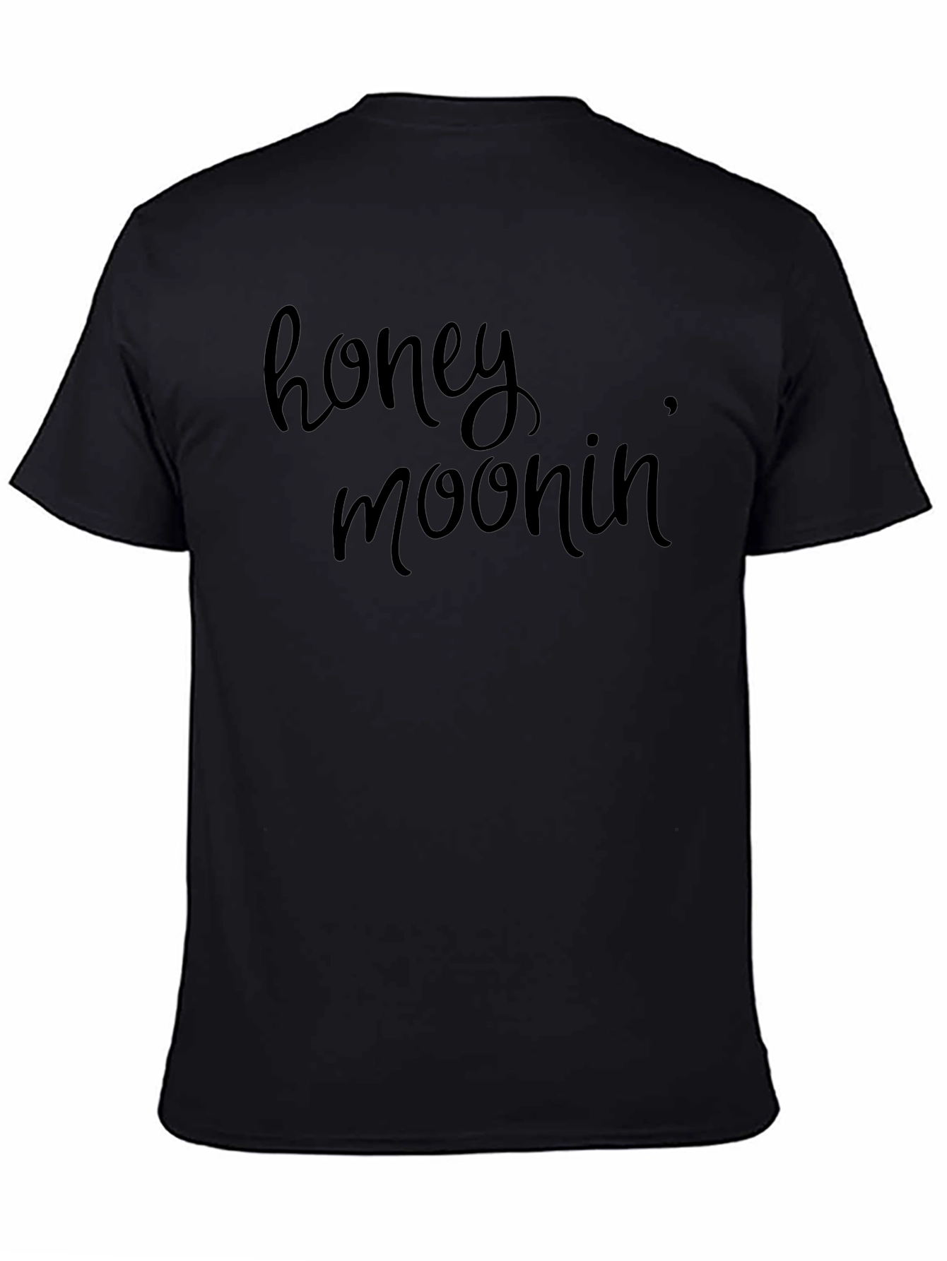 Honeymoonin Black Graphic Tee