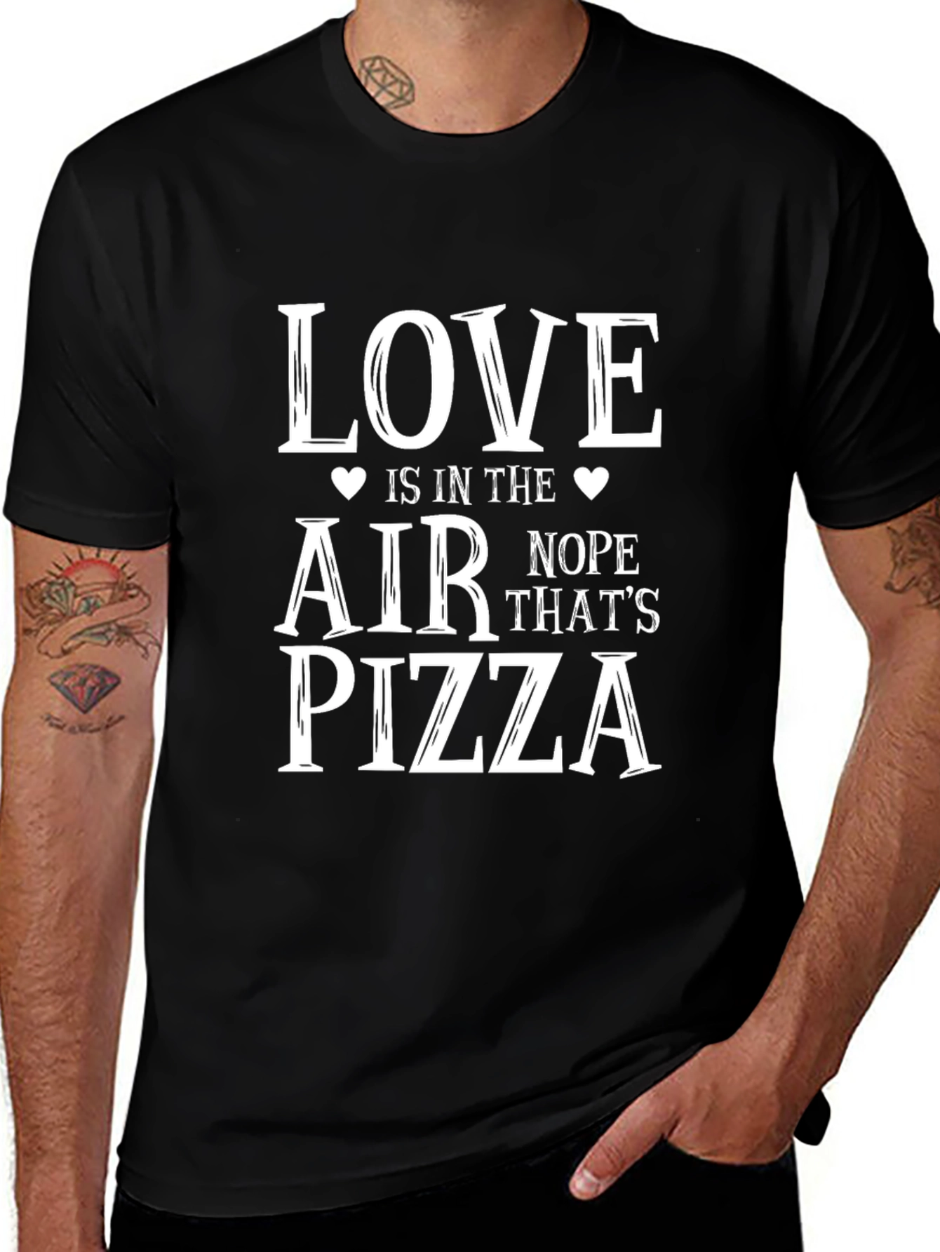 Love is in the Air Pizza T-Shirt