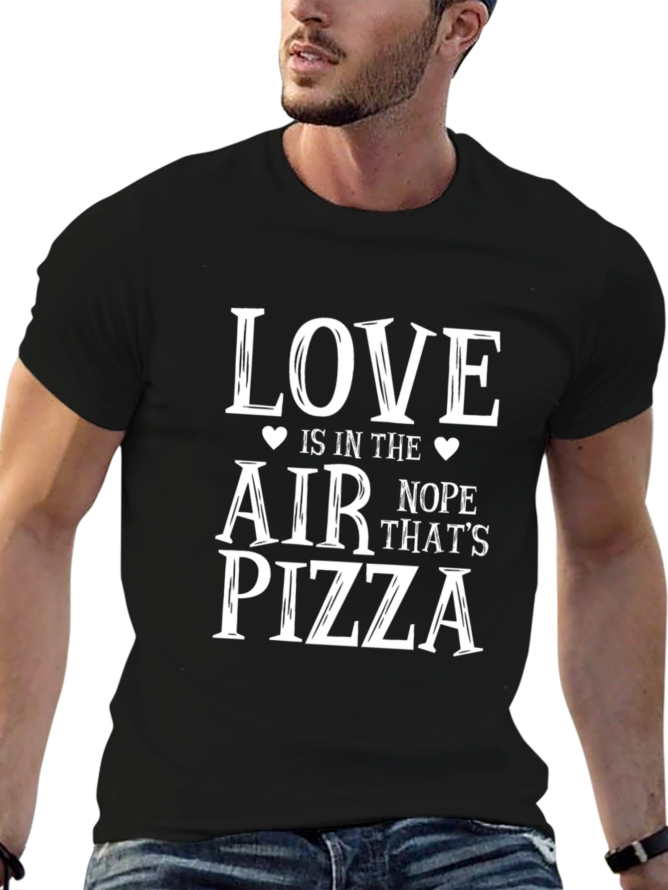 Love is in the Air Pizza T-Shirt